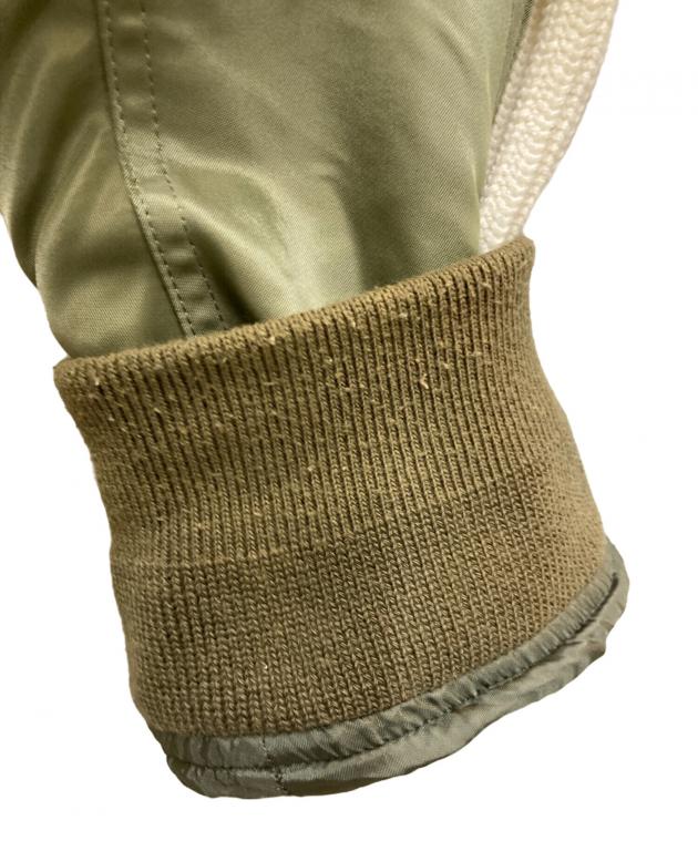 中古・古着通販】sacai (サカイ) ニット切替MA-1ジャケット ホワイト