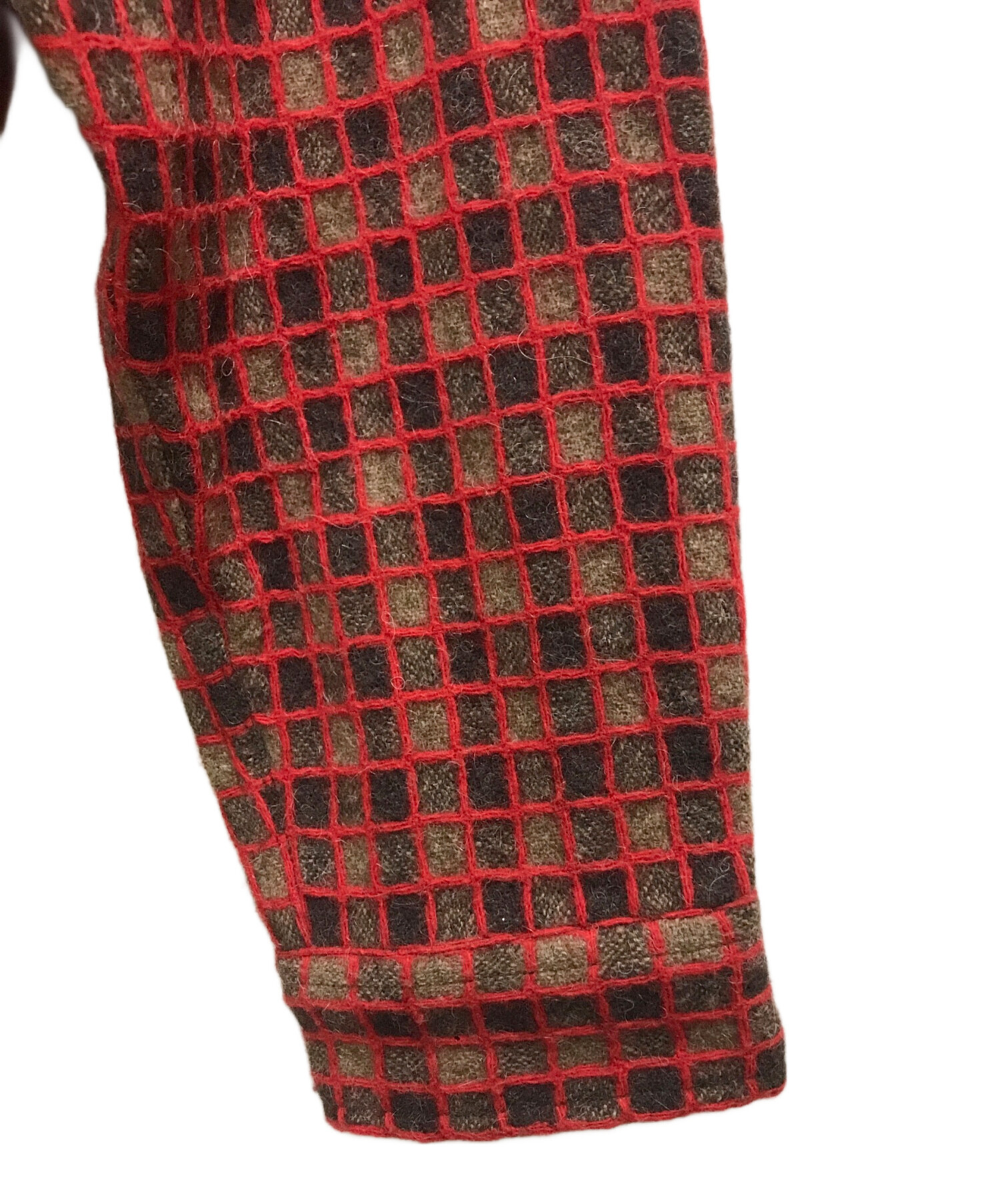 中古・古着通販】BRAIN DEAD (ブレインデッド) CHECK MATE FLANNEL ZIP