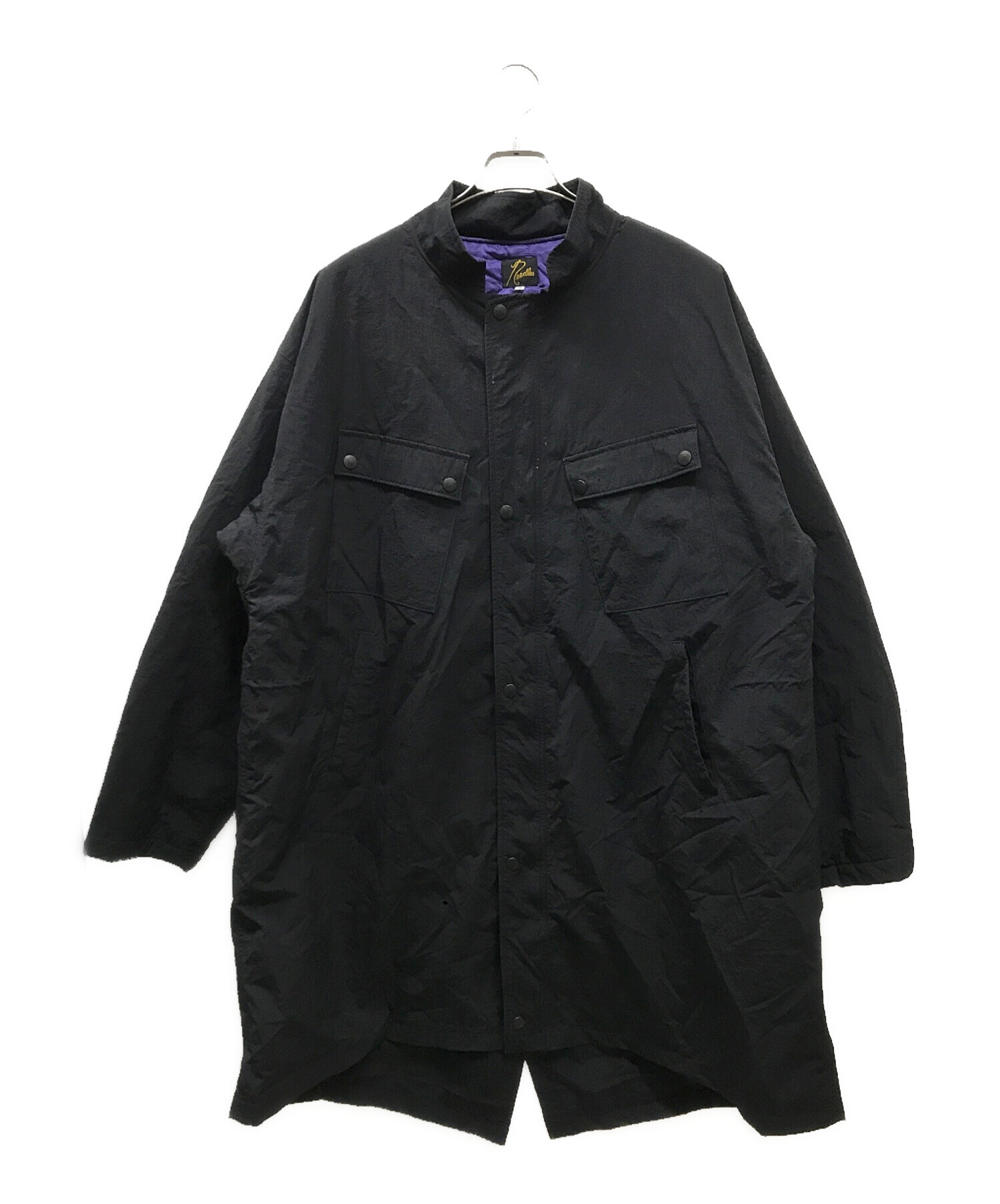 Needles CPコート L C.P. COAT - NYLON RIPSTOP（BLACK） – UNEVEN