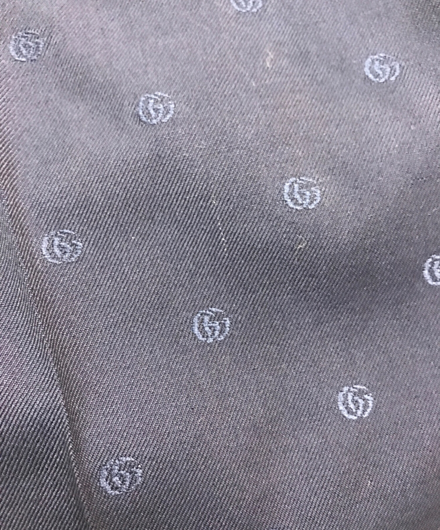 中古・古着通販】GUCCI (グッチ) GGロゴイージースラックス ネイビー