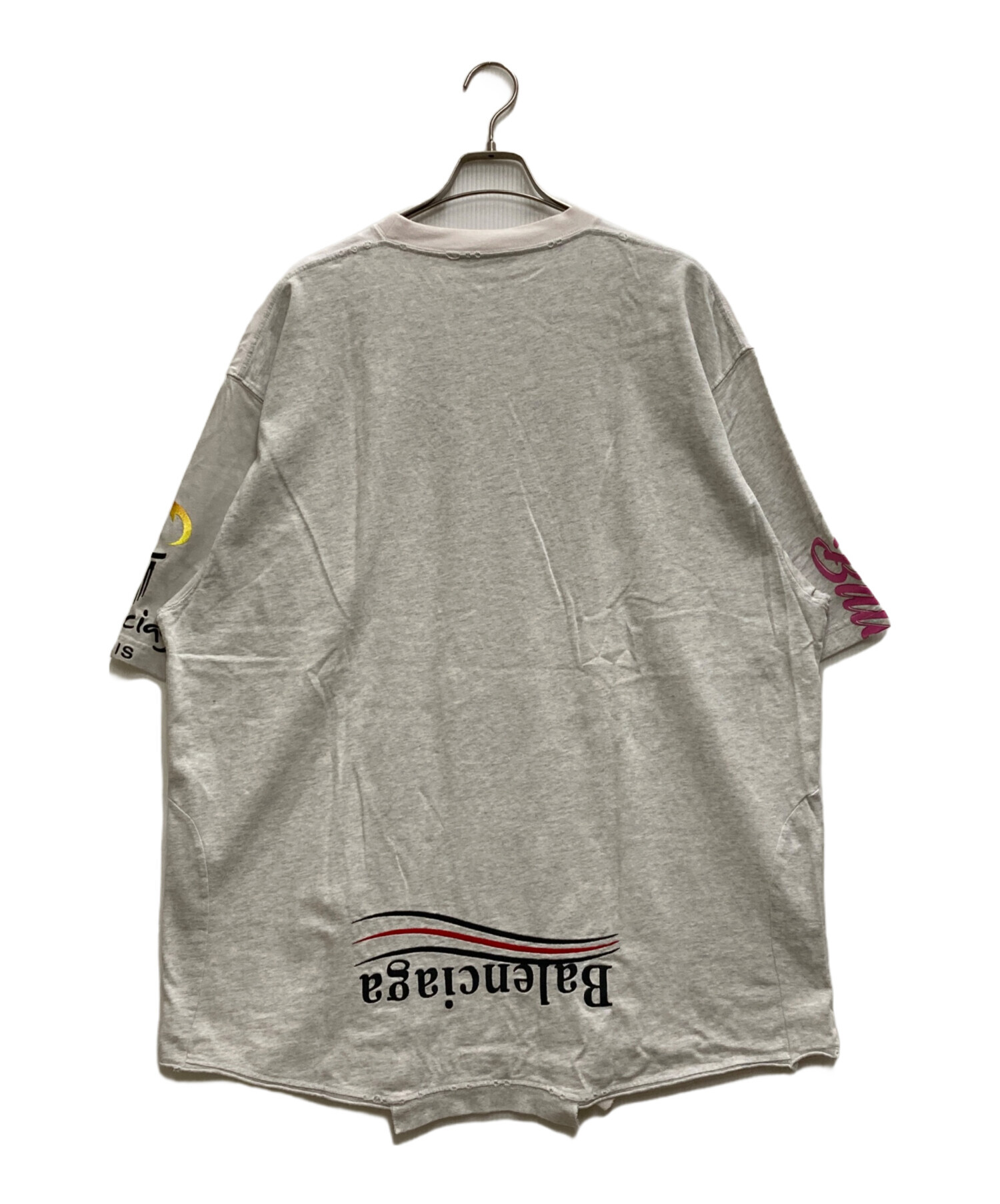 中古・古着通販】BALENCIAGA (バレンシアガ) ダメージ加工リメイクT