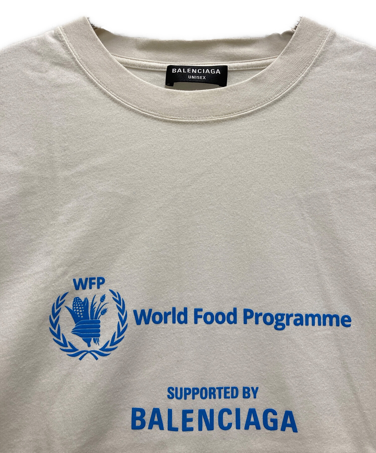 バレンシアガ BALENCIAGA WFP Tシャツ ホワイト BALENCIAGA＊WFP DOUBLE SLEEVES T-SHIRT長袖カットソー＊送料込