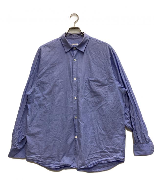 中古・古着通販】COMOLI (コモリ) レギュラーカラーシャツ ブルー 