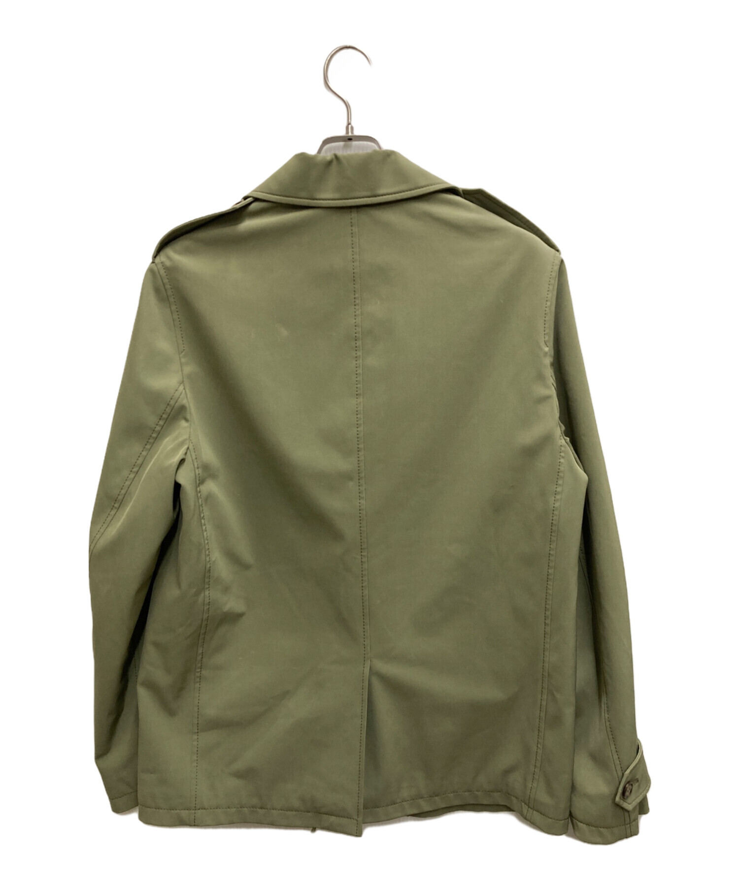 中古・古着通販】PRADA (プラダ) ショートトレンチコート オリーブ 