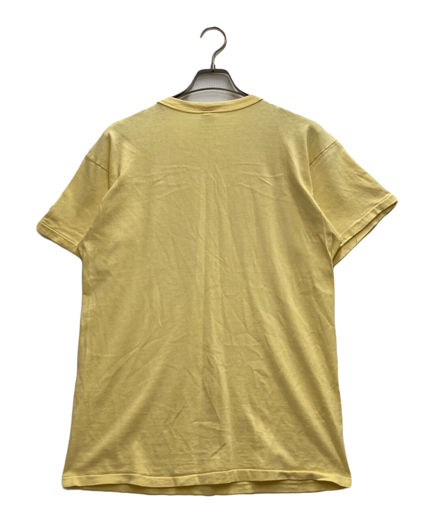 中古・古着通販】Champion (チャンピオン) 80'S ロゴTシャツ イエロー