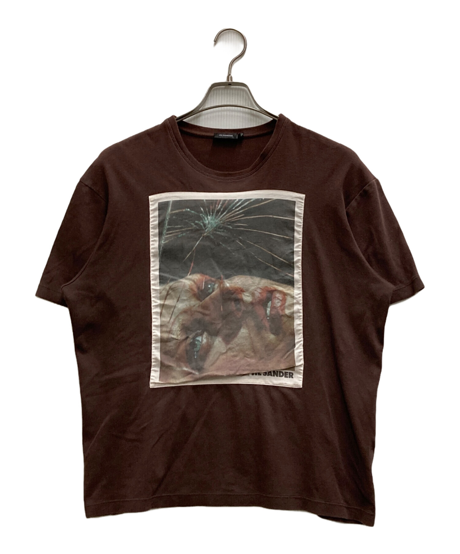 中古・古着通販】JIL SANDER (ジルサンダー) Tシャツ ブラウン サイズ 
