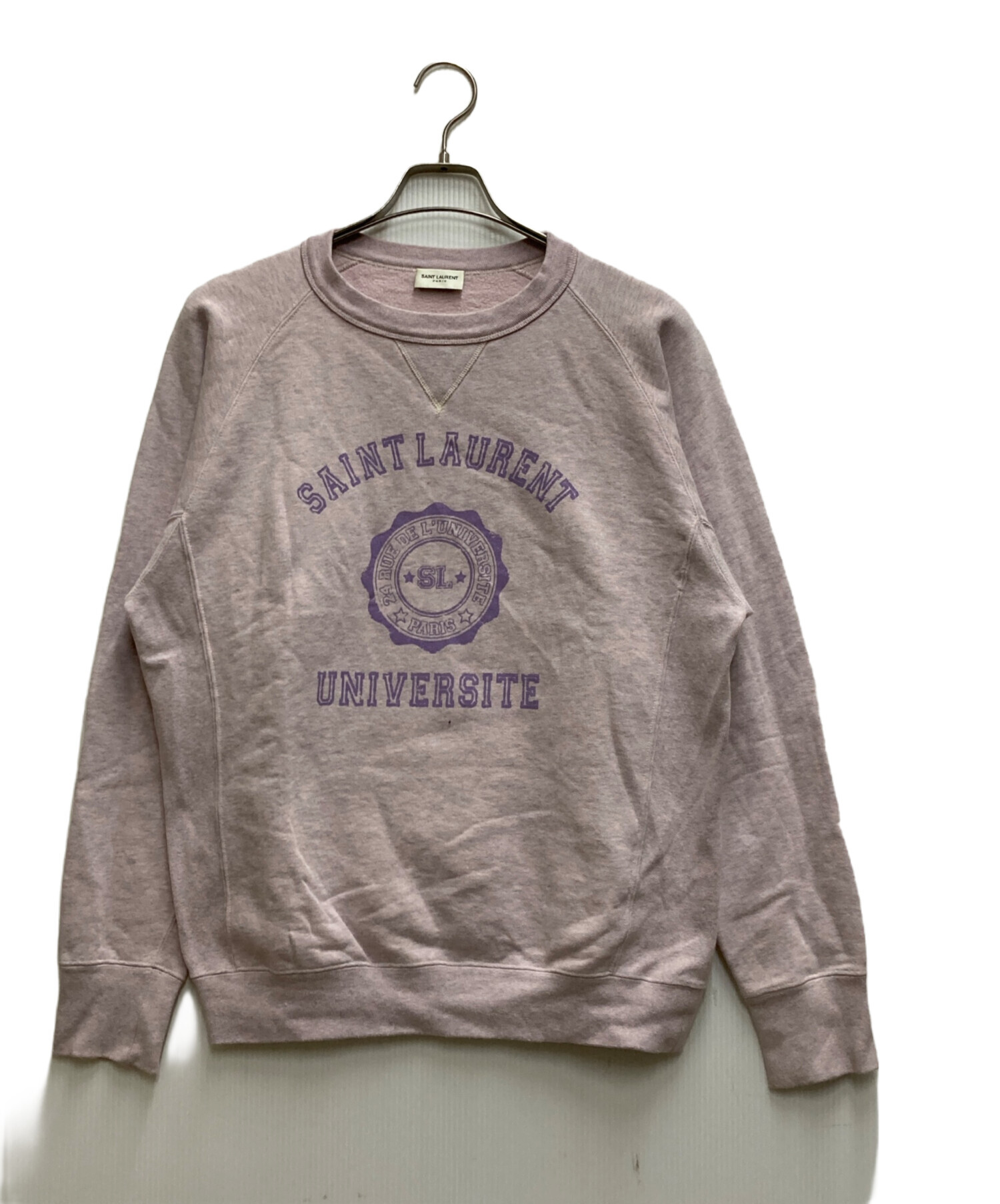 SAINT LAURENT PARIS 15ssネックジップスウェット saint laurent paris