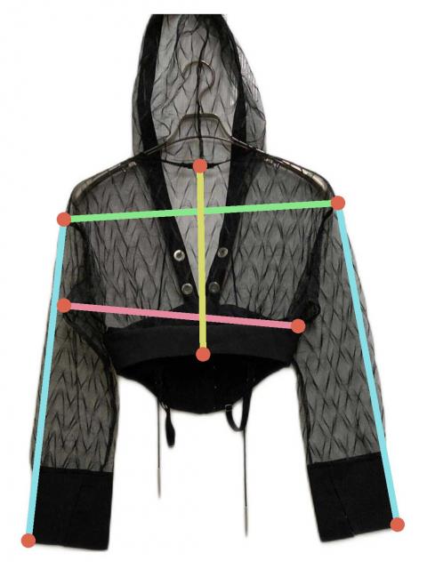 中古・古着通販】THEREDTHREAD (ザレッドスレッド) S cross hoodie