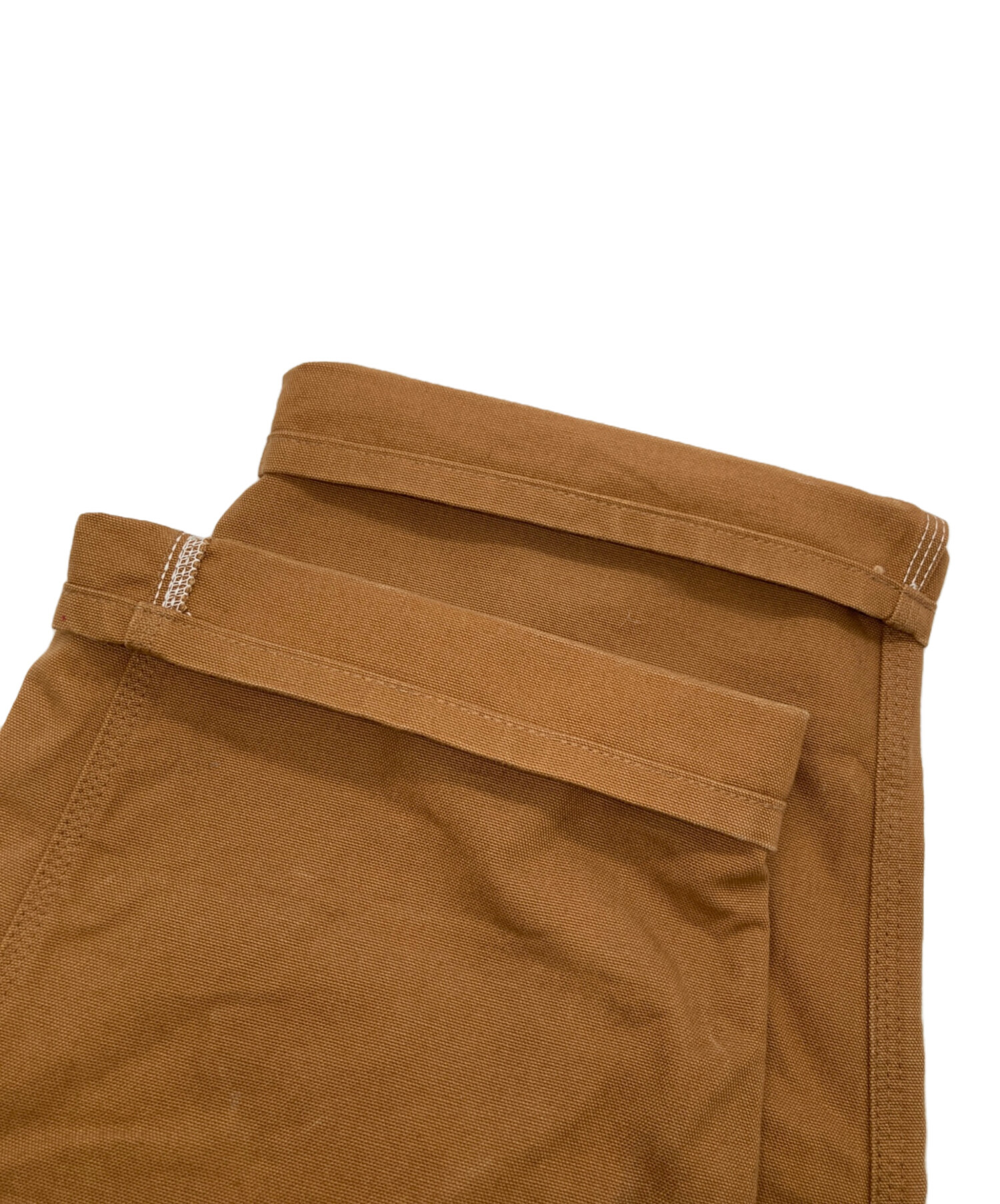 Carhartt ブラウン オーバーオール 古着 ダック carhartt - Carhartt カーハート ダック ダブルニー ビブ