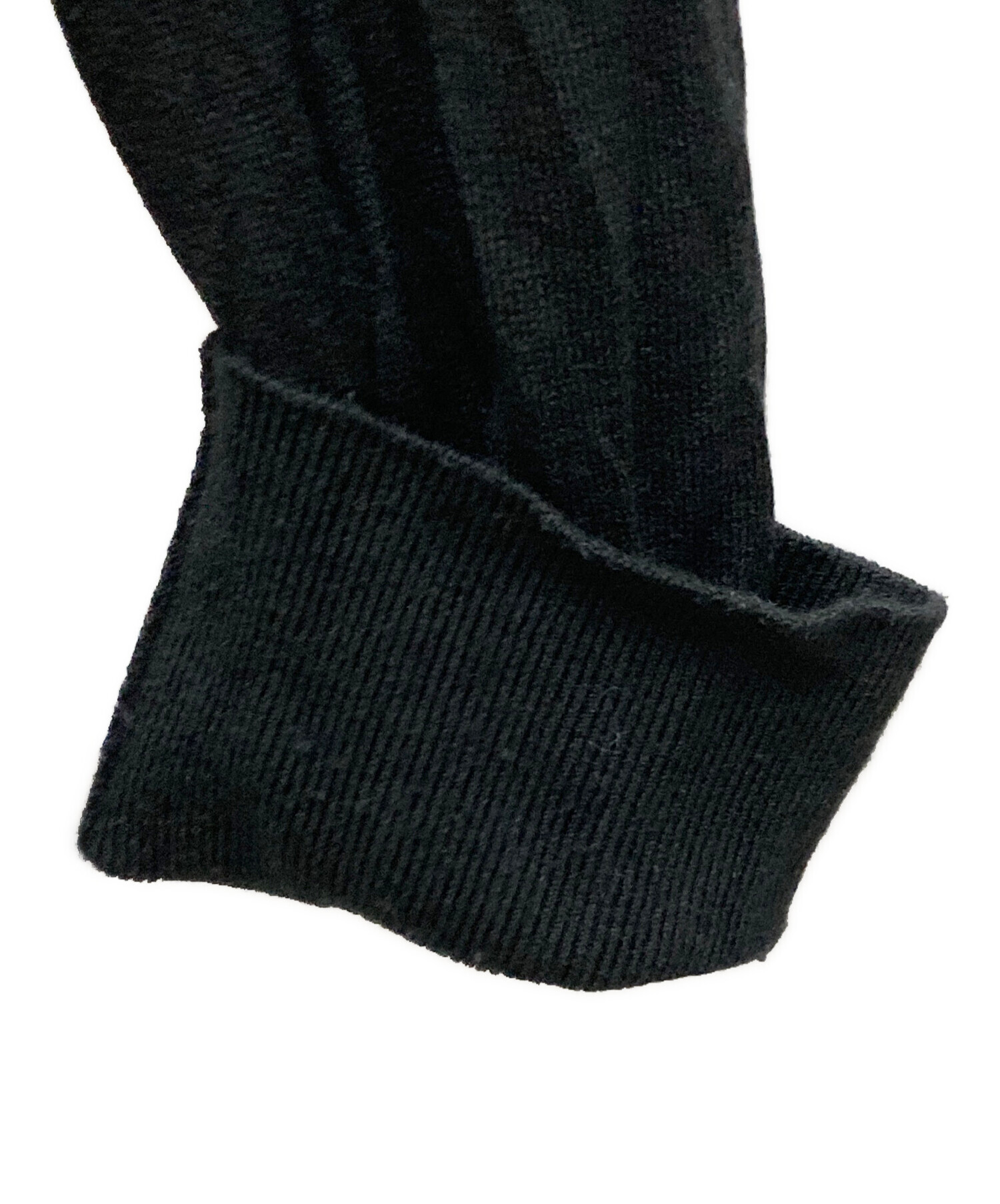 中古・古着通販】YOKE (ヨーク) SILK CASHMERE SHEER SWEATER ブラック 