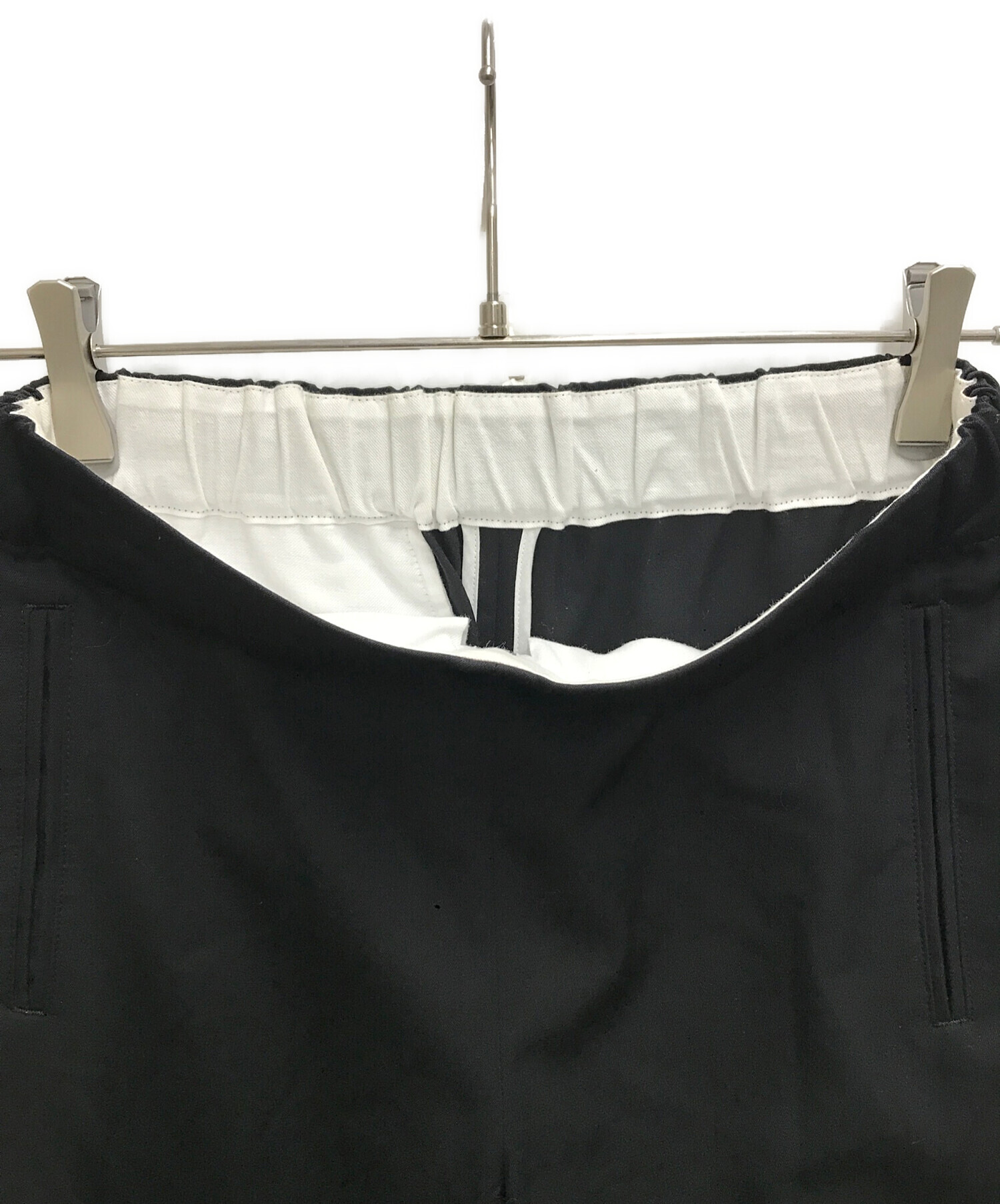 未使用品　OVERCOAT オーバーコート　パンツ　ブラック 中古・古着通販】OVERCOAT (オーバーコート) イージーテーパード