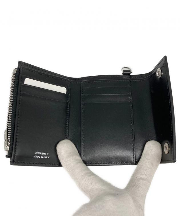 中古・古着通販】SUPREME (シュプリーム) Leather Chain Wallet グレー