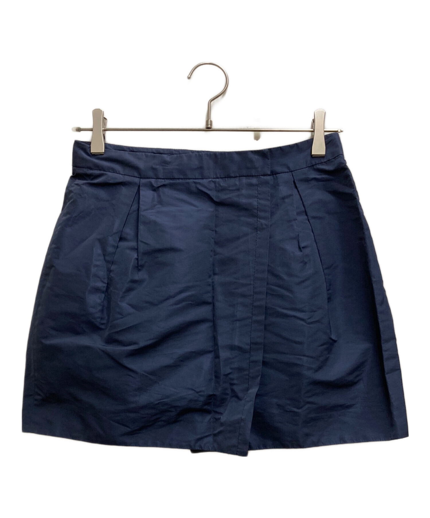 Miu Miu ミニスカート 38 未使用品 中古・古着通販】MIU MIU (ミュウミュウ) ナイロンタックミニスカート
