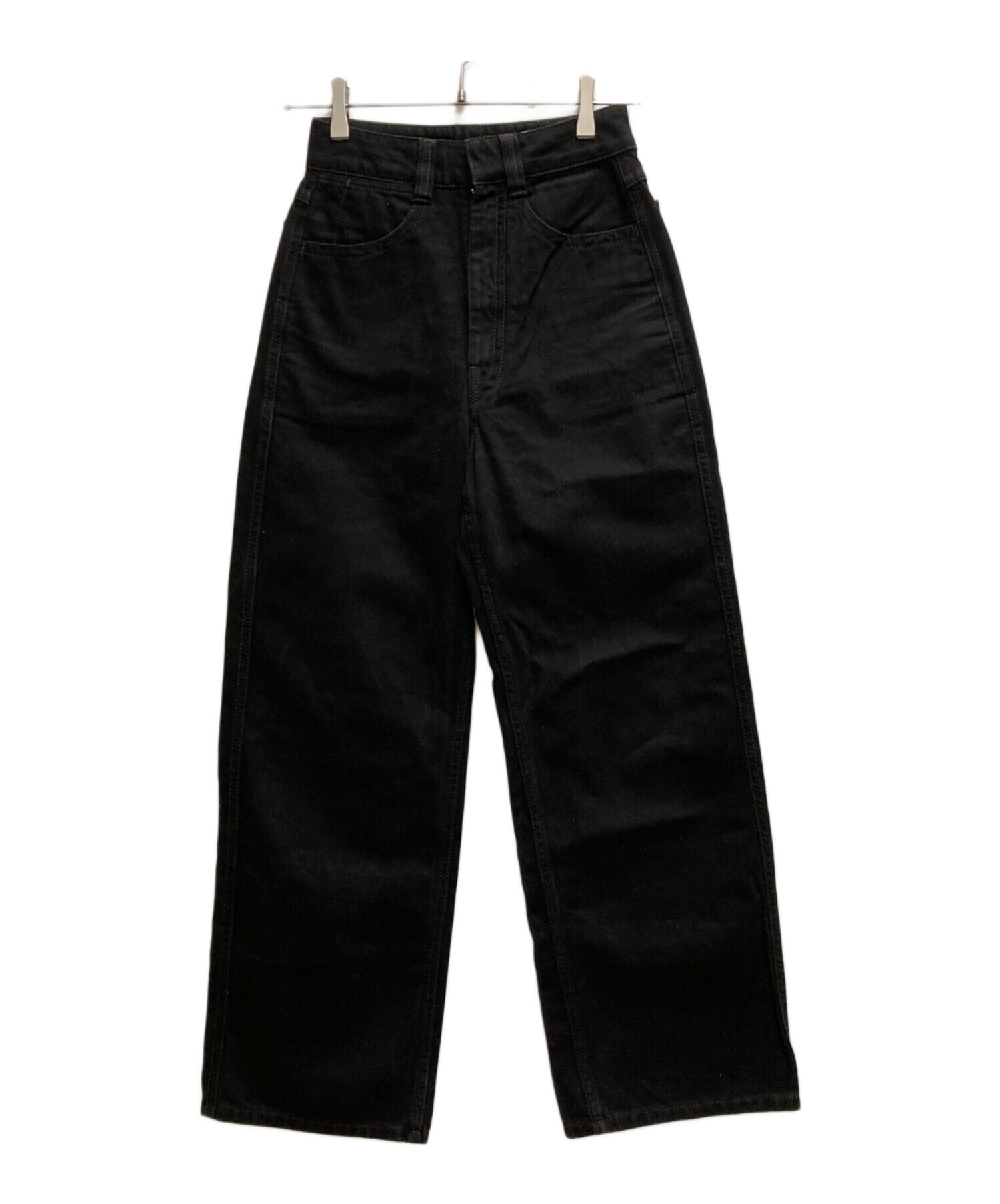 LEMAIRE ブラックデニム 34 中古・古着通販】LEMAIRE (ルメール) ブラックデニム ブラック サイズ