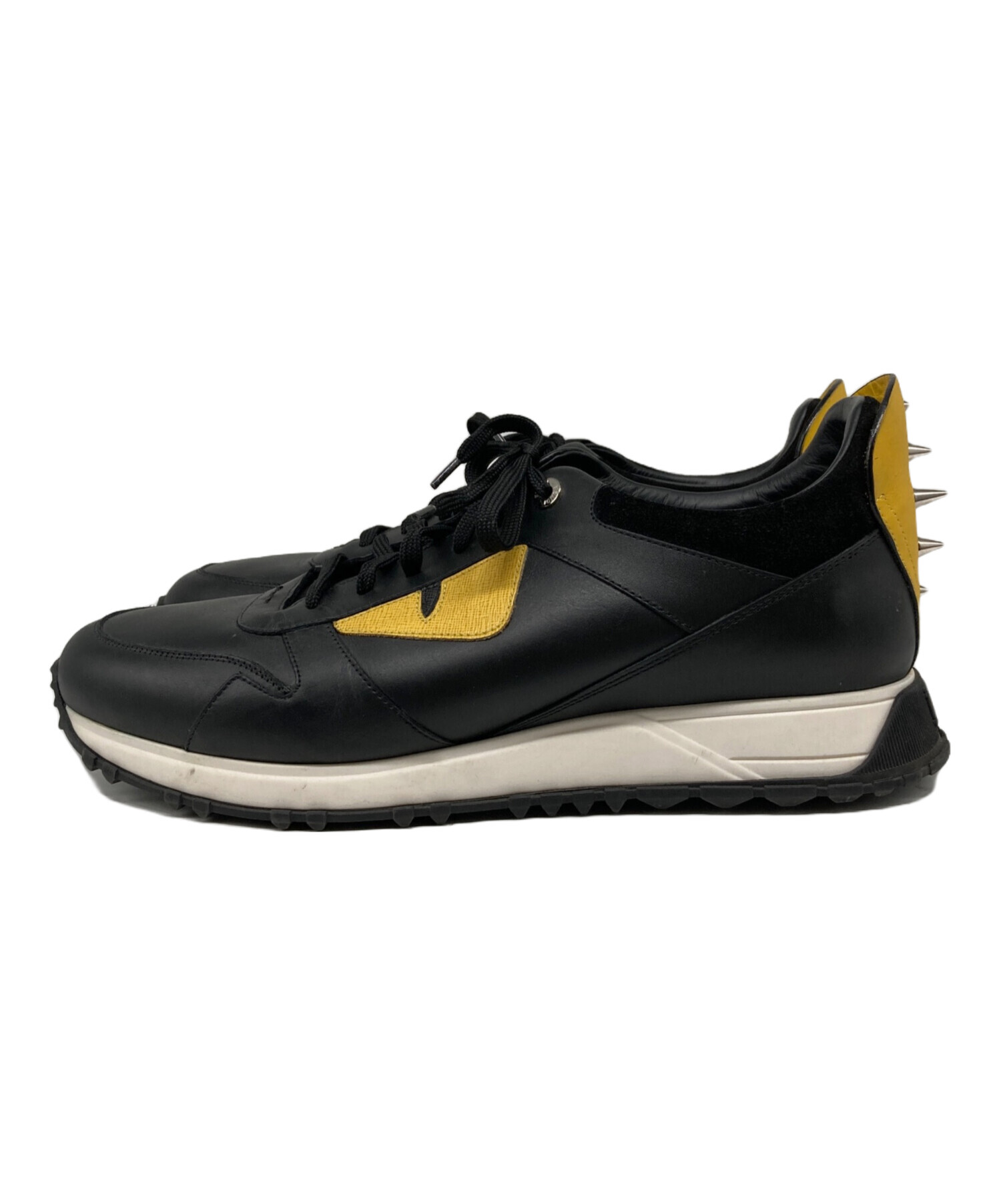 中古・古着通販】FENDI (フェンディ) バグズアイ スタッズレザー