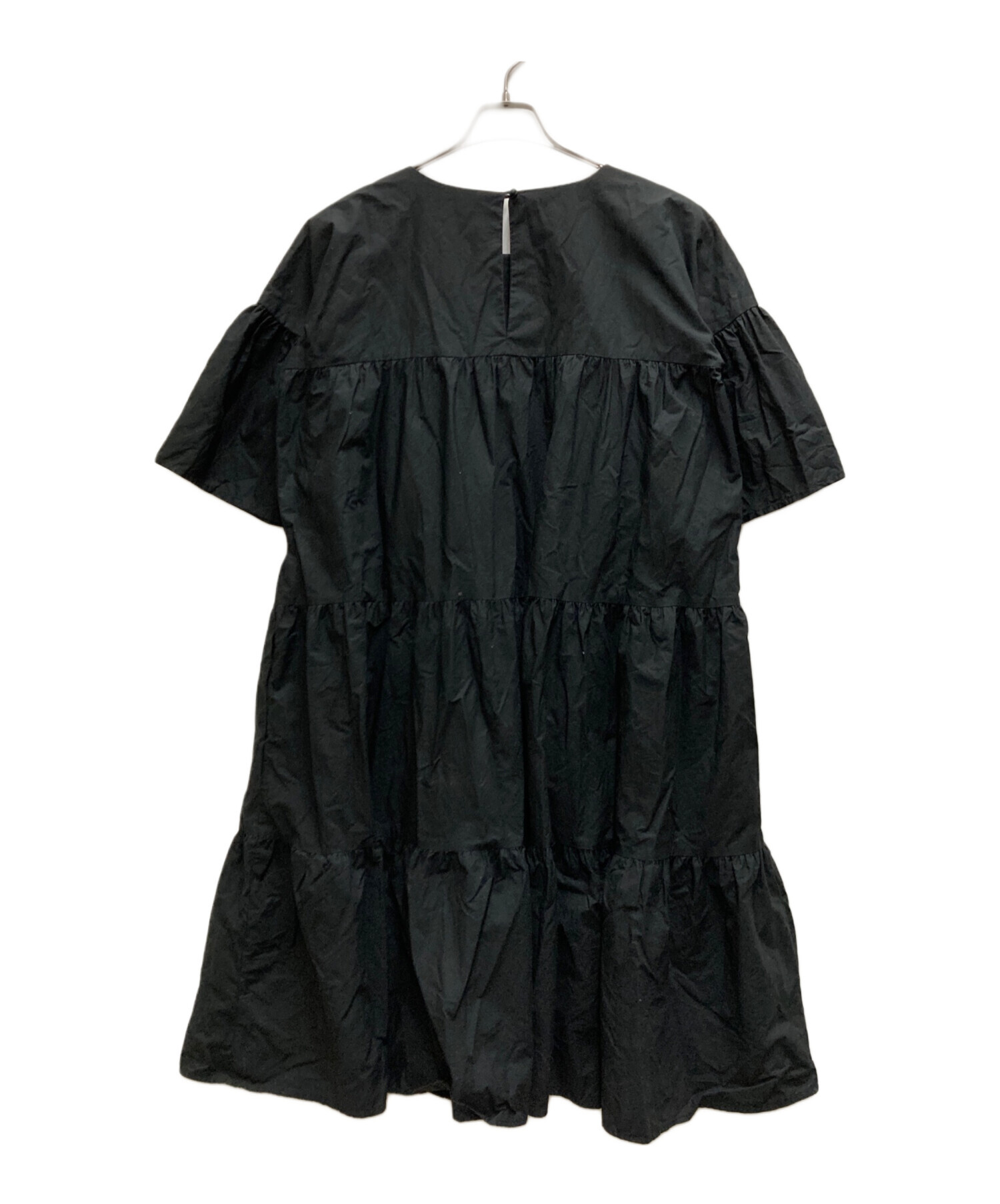 未使用級✨Merlette ST-GERMAIN フレアスリーブワンピース黒XS 中古・古着通販】Merlette (マーレット) ST-GERMAIN Dress ブラック