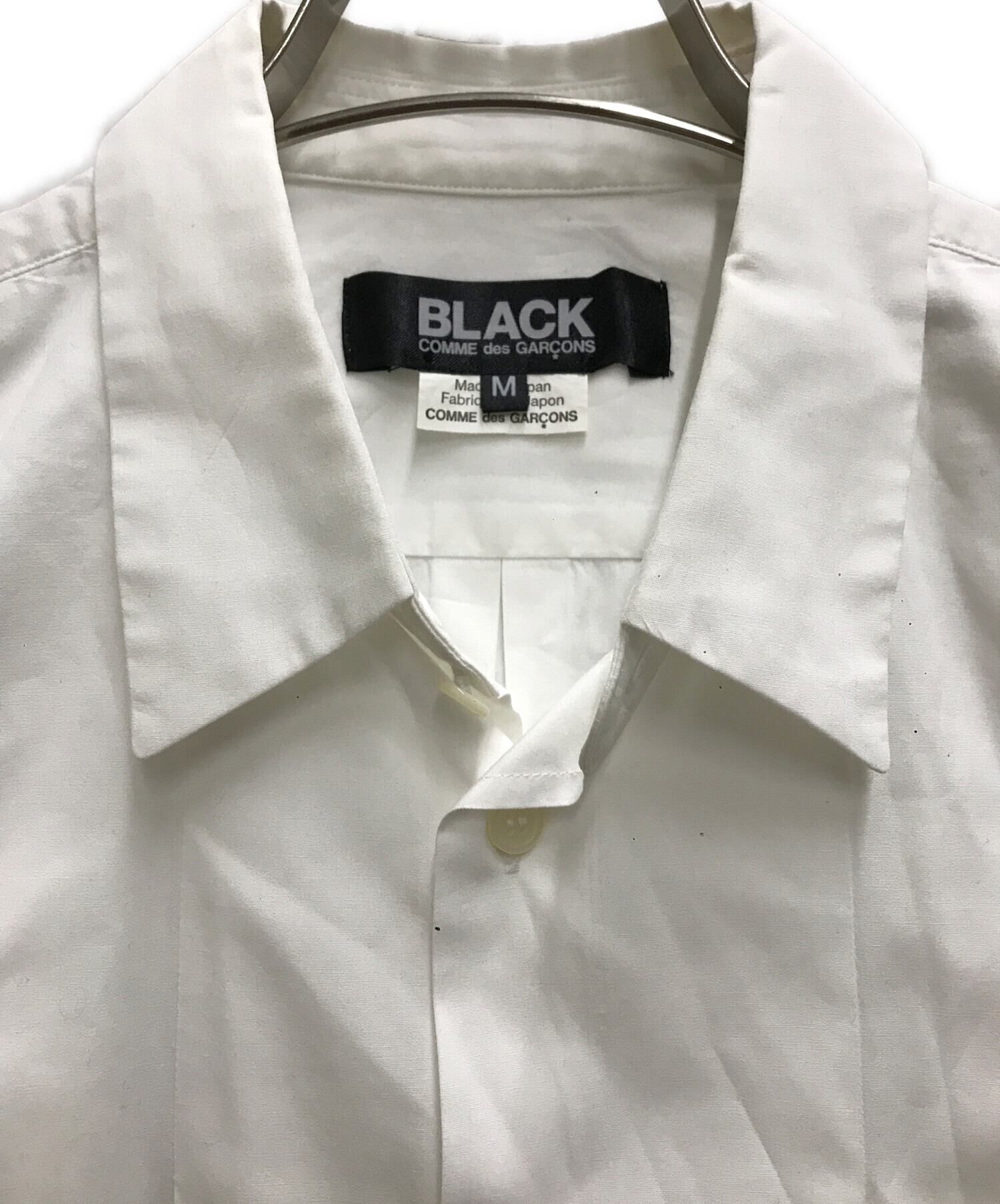 美品★BLACK COMME des GARÇONS★プリーツシャツ L 中古・古着通販】BLACK COMME des GARCONS (ブラックコムデギャルソン