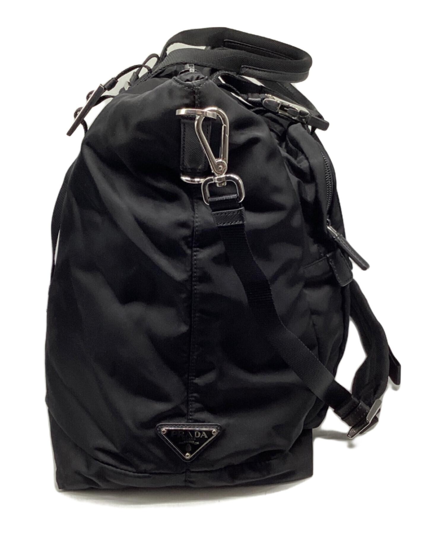中古・古着通販】PRADA (プラダ) ナイロン2WAYバッグ ブラック