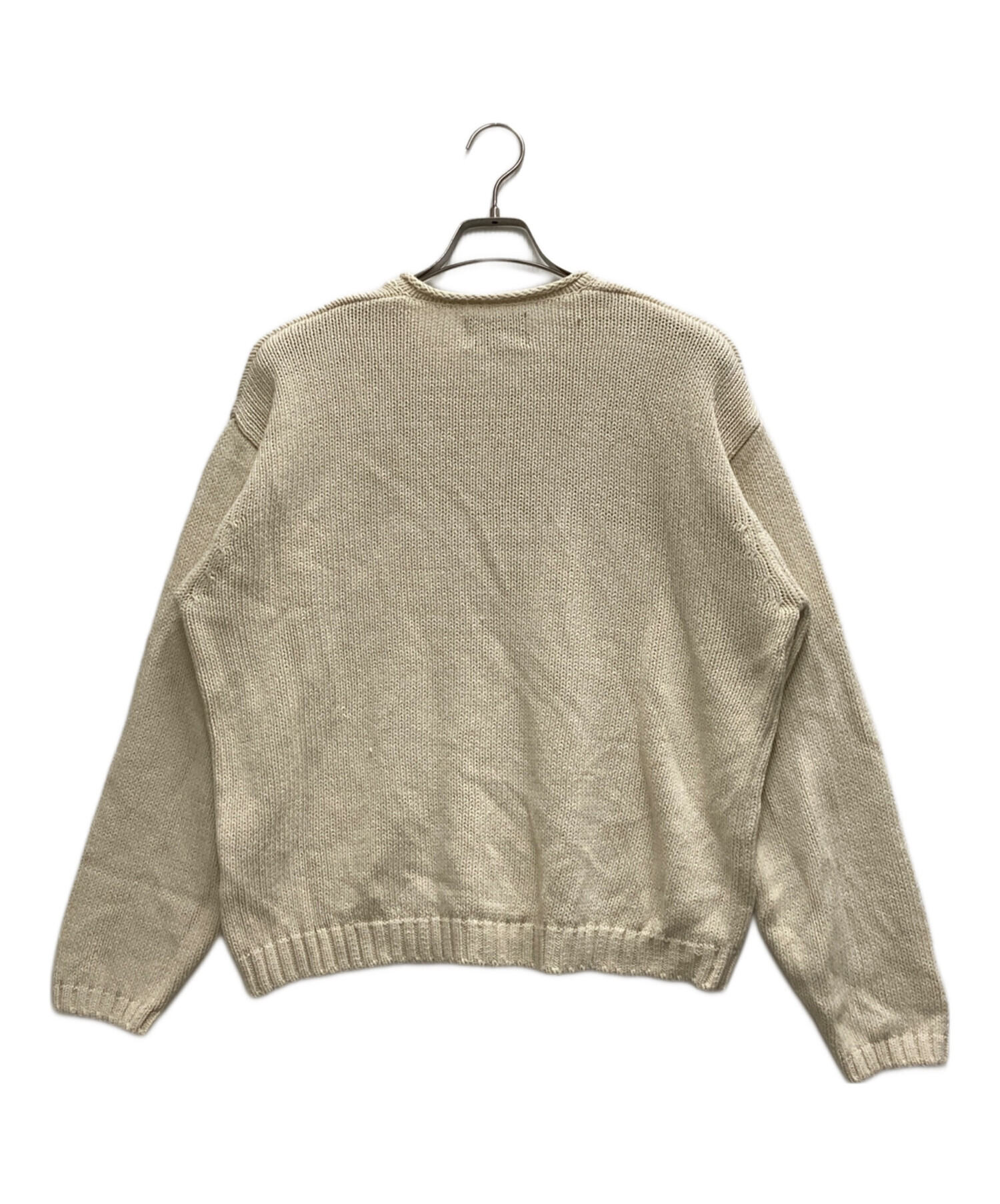 中古・古着通販】stussy (ステューシー) EMBROIDERED V-NECK LOGO