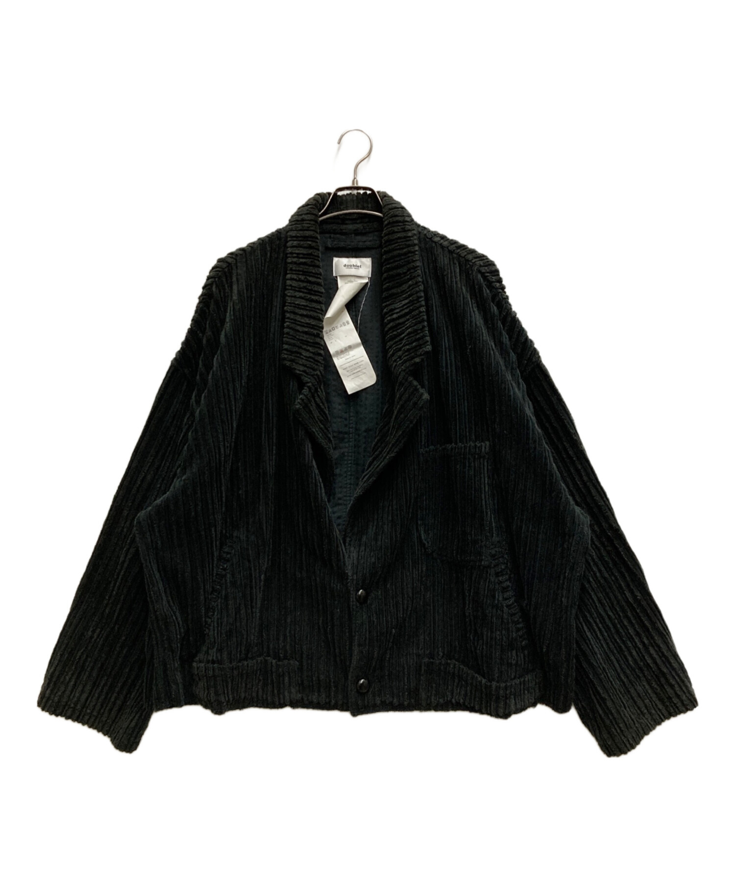 中古・古着通販】doublet (ダブレット) CORDUROY CUT-OFF JACKET