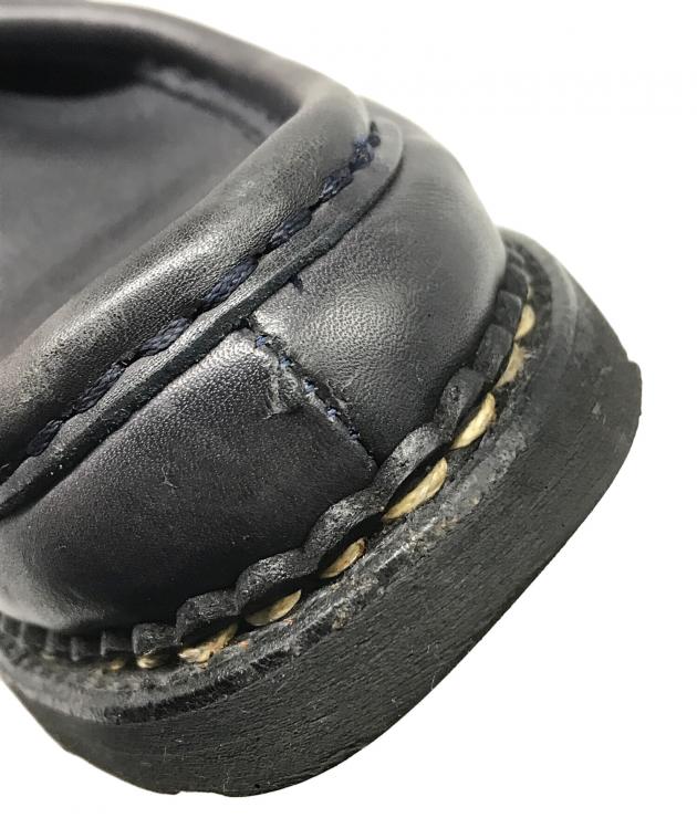チロリアンシューズ ネイビー ミカエル パラブーツ Paraboot