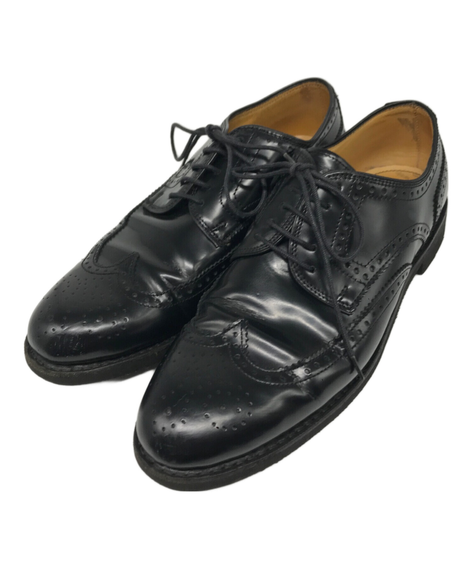 中古・古着通販】PARABOOT (パラブーツ) メダリオンシューズ ブラック
