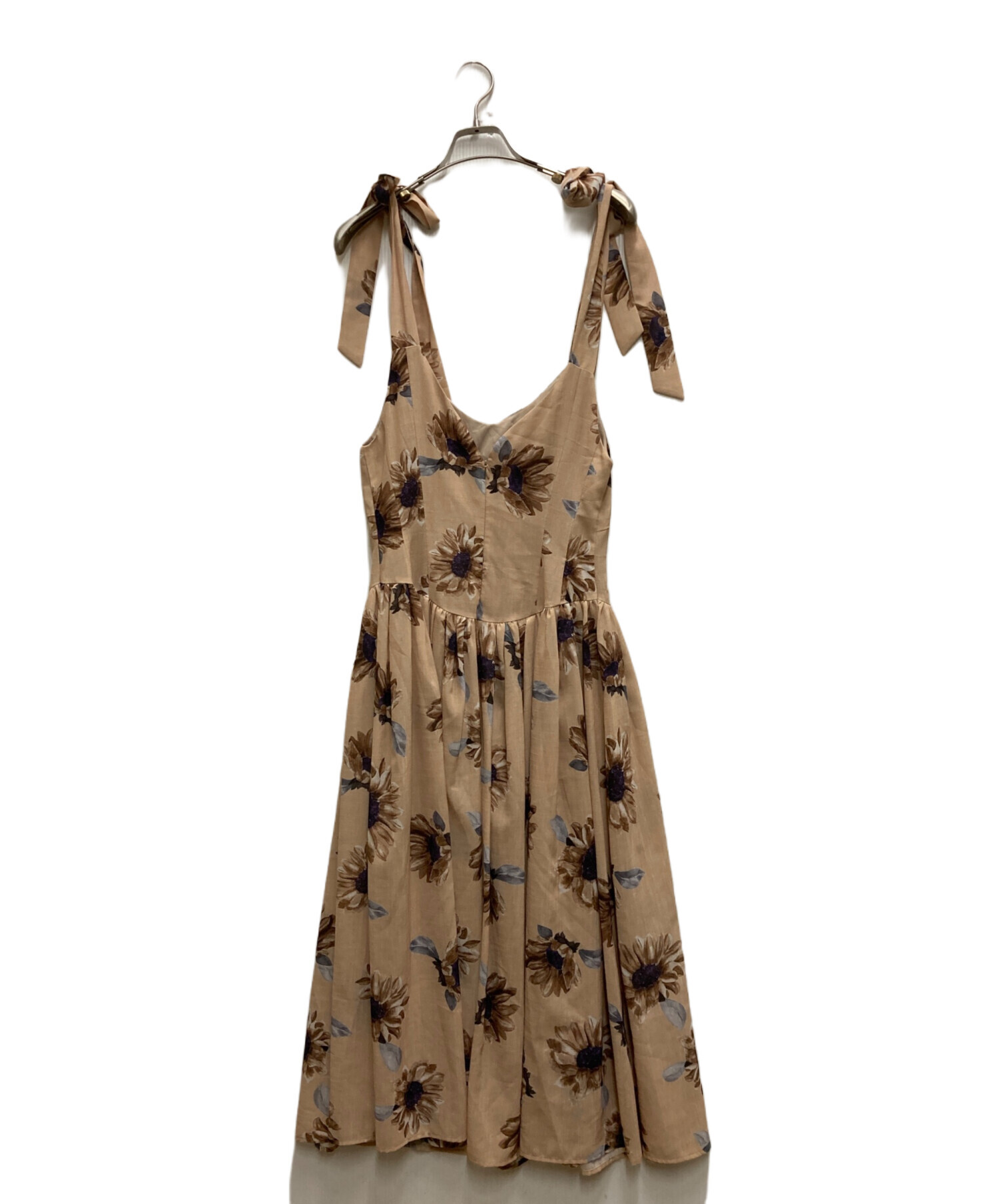 中古・古着通販】Her lip to (ハーリップトゥ) Sunflower-printed Midi 