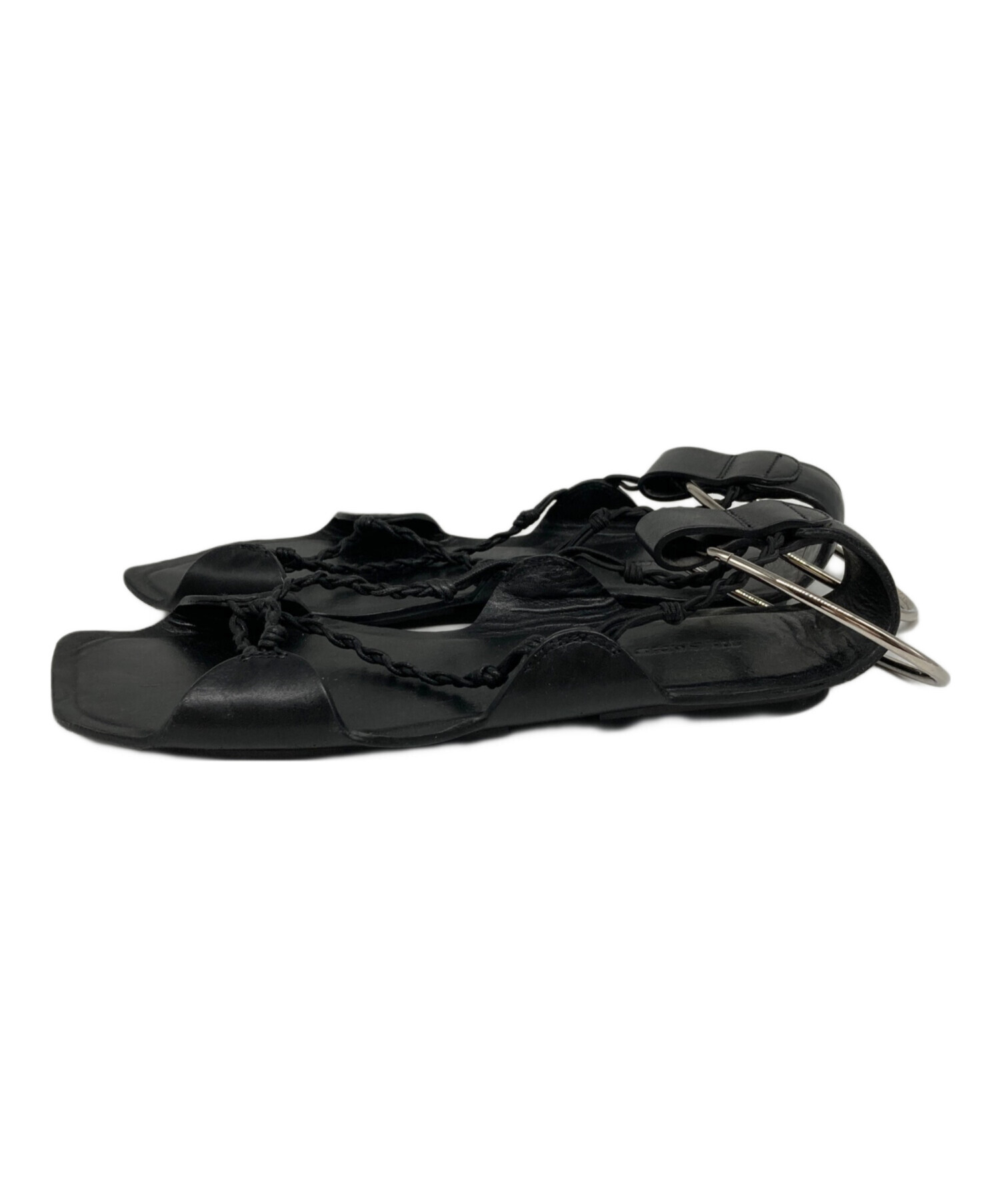 中古・古着通販】JIL SANDER (ジルサンダー) アンクルフラットサンダル 