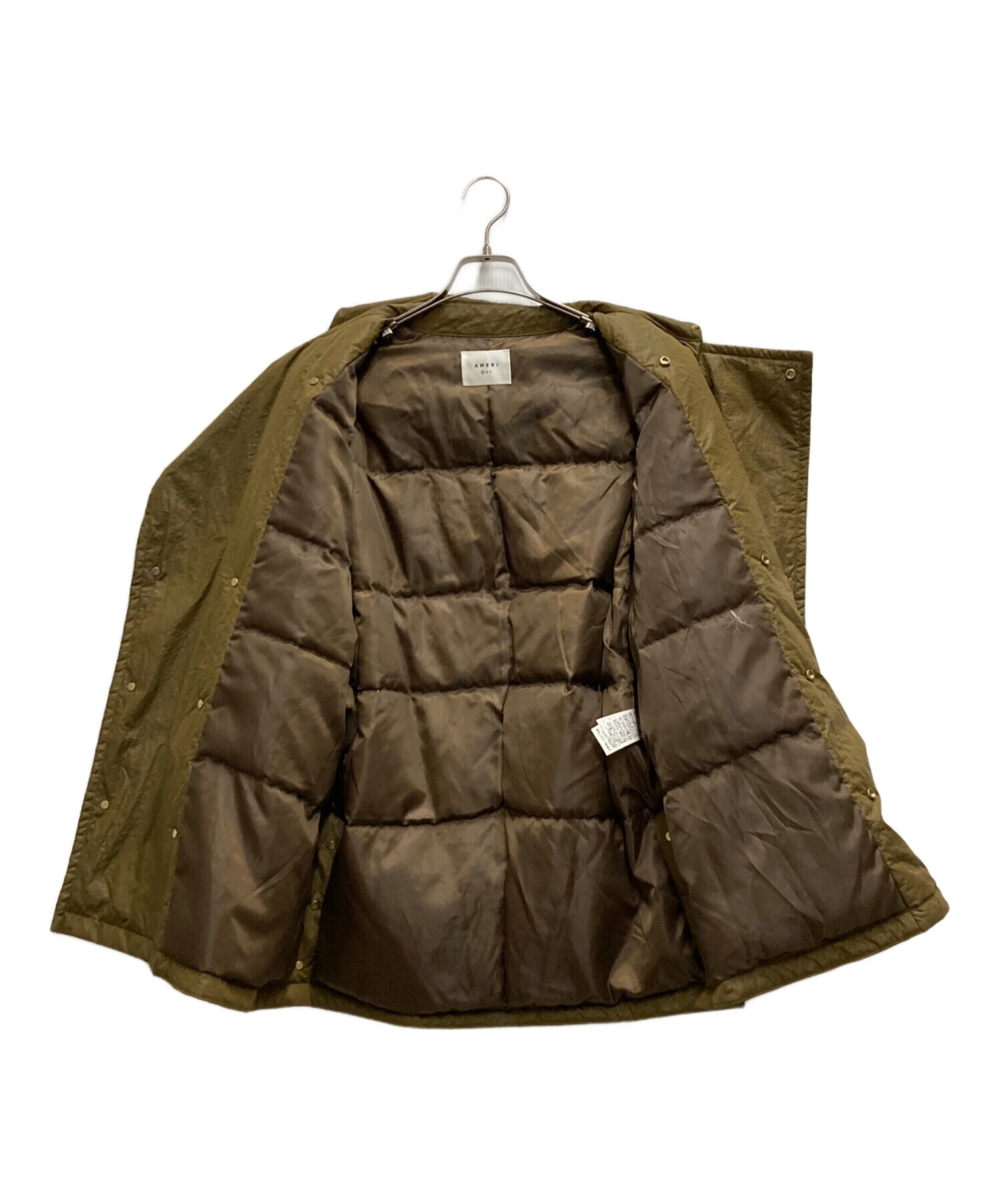 中古・古着通販】AMERI (アメリ) LADY OVER ECO DOWN COAT ブラウン 