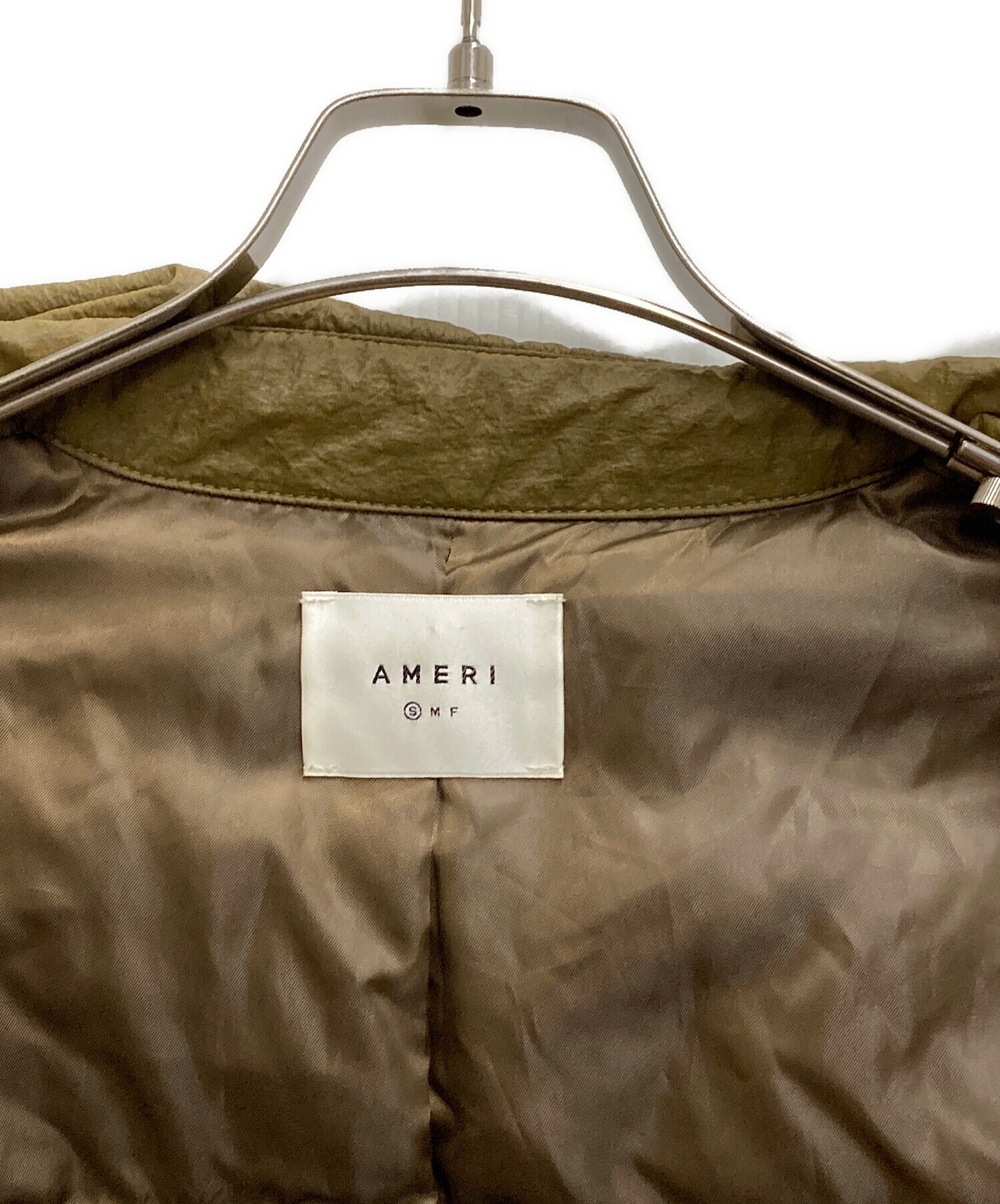 中古・古着通販】AMERI (アメリ) LADY OVER ECO DOWN COAT ブラウン 