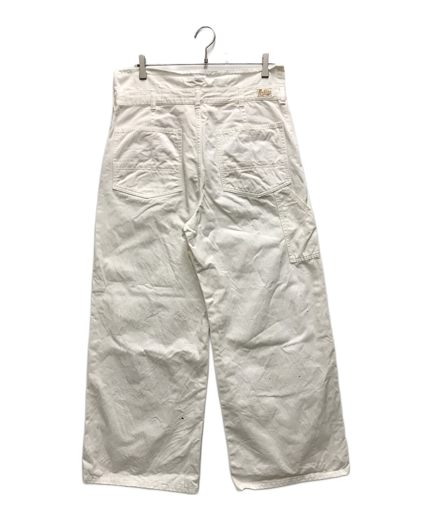 ATTICK BY JOHNBULL イージーワークパンツ S 白 Johnbull｜コットン