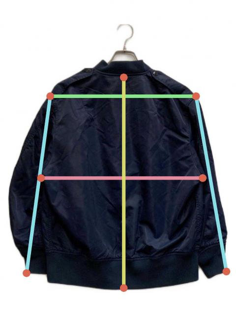 中古・古着通販】HYKE (ハイク) TYPE L-2A JACKET ネイビー サイズ:Ⅿ