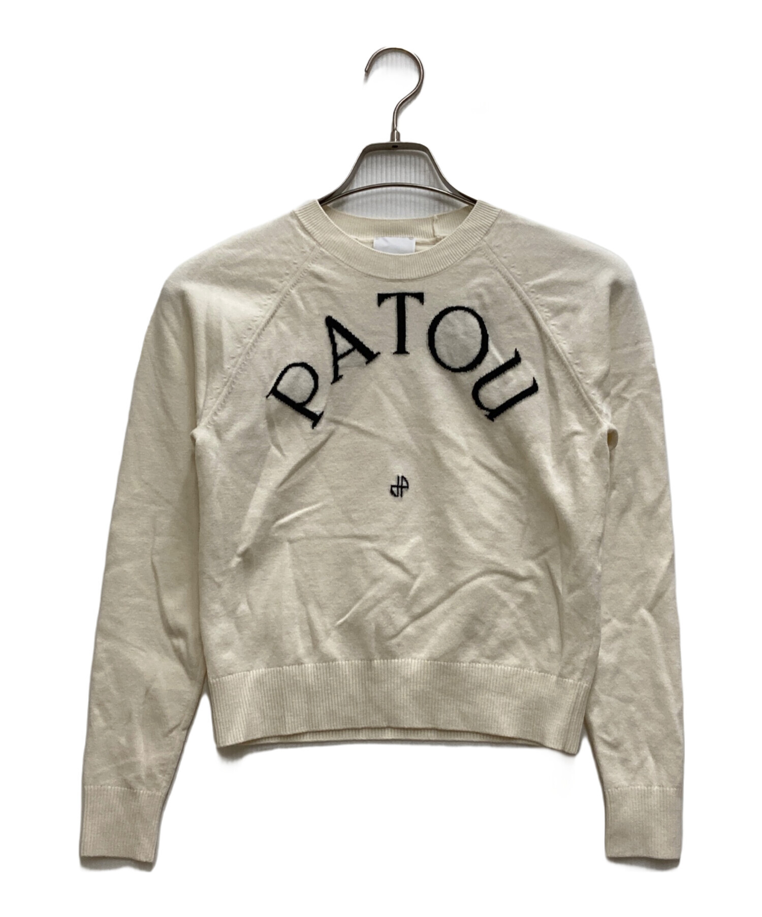 パトゥ PATOU ニットトップス アイボリー ロゴ入り セーター M 楽天市場】PATOU パトゥ トップス ニット サステナブルウール