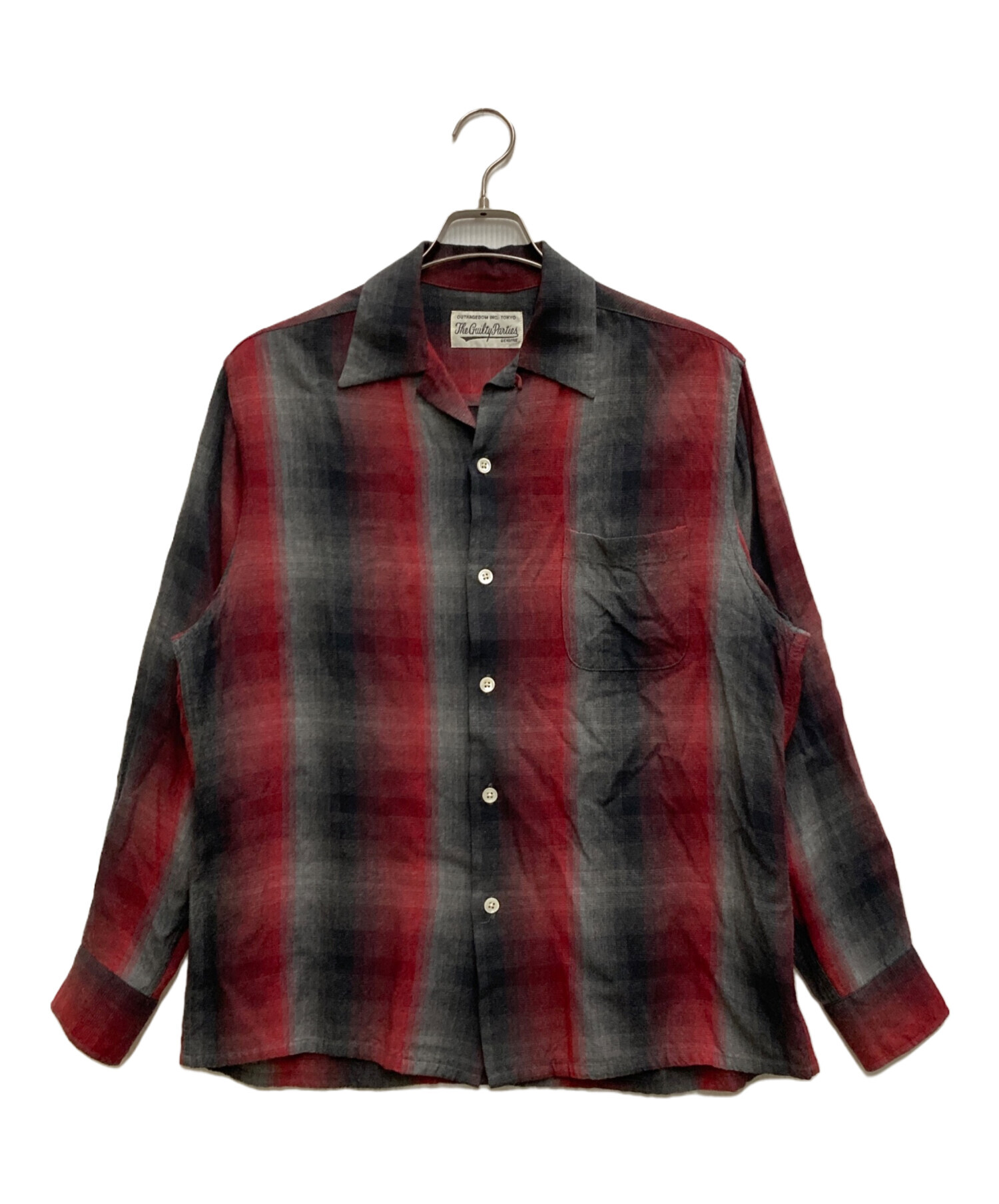 中古・古着通販】WACKO MARIA (ワコマリア) OMBRE CHECK OPEN COLLAR