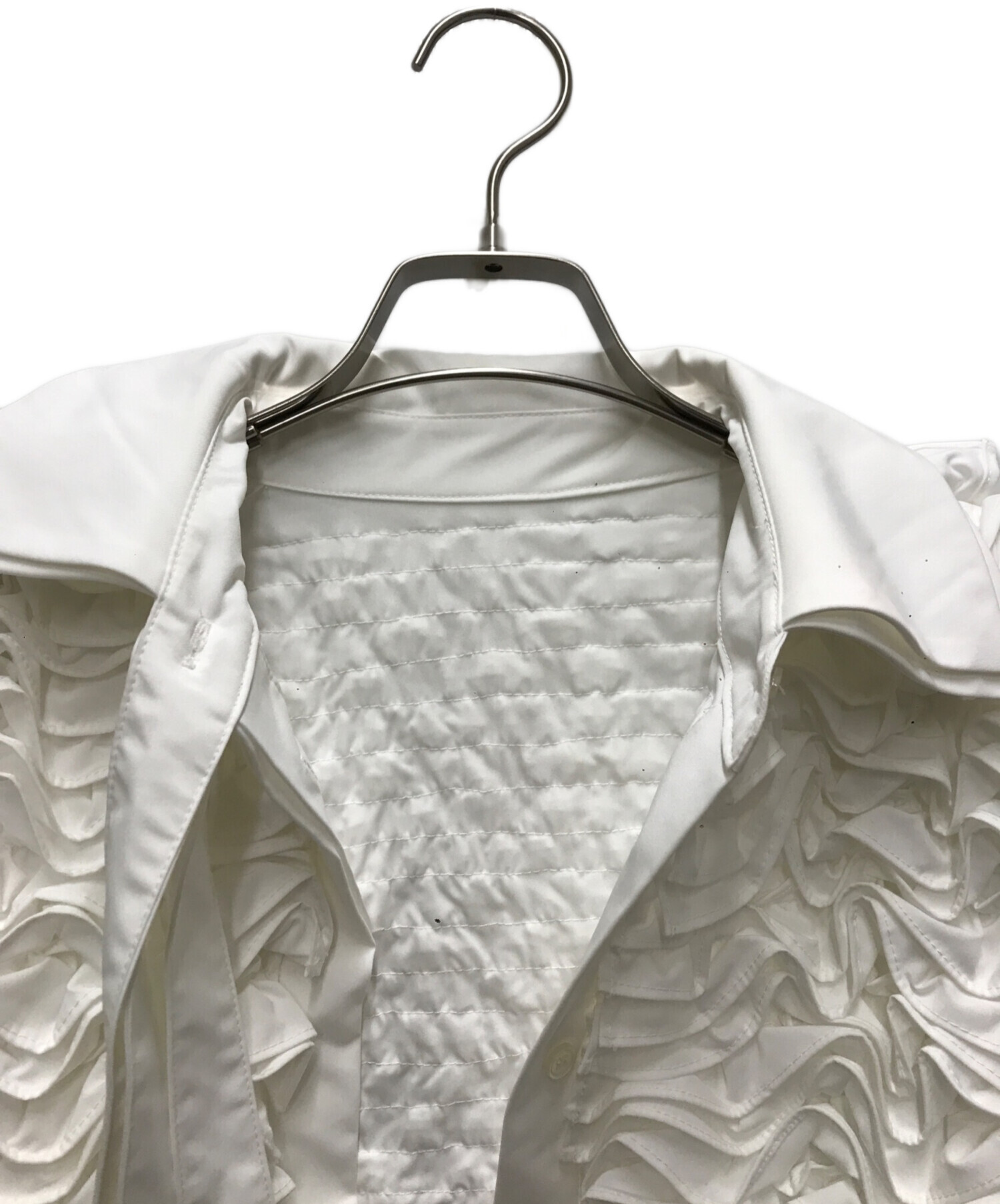 中古・古着通販】Bibiy. (ビビィ) ARIEL FRILL BLOUSE ホワイト サイズ