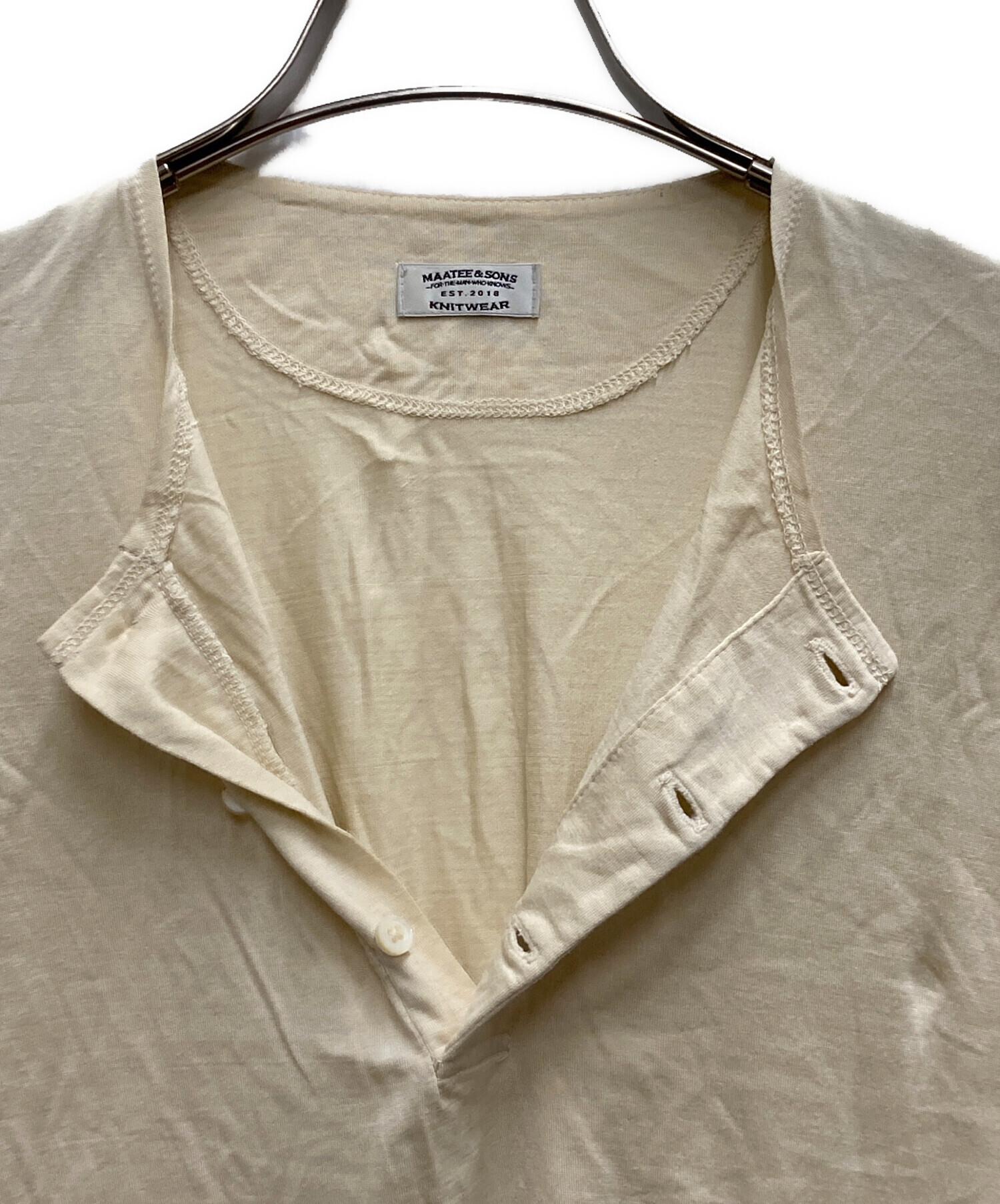 中古・古着通販】MAATEE&SONS (マーティーアンドサンズ) SILK PIQUE