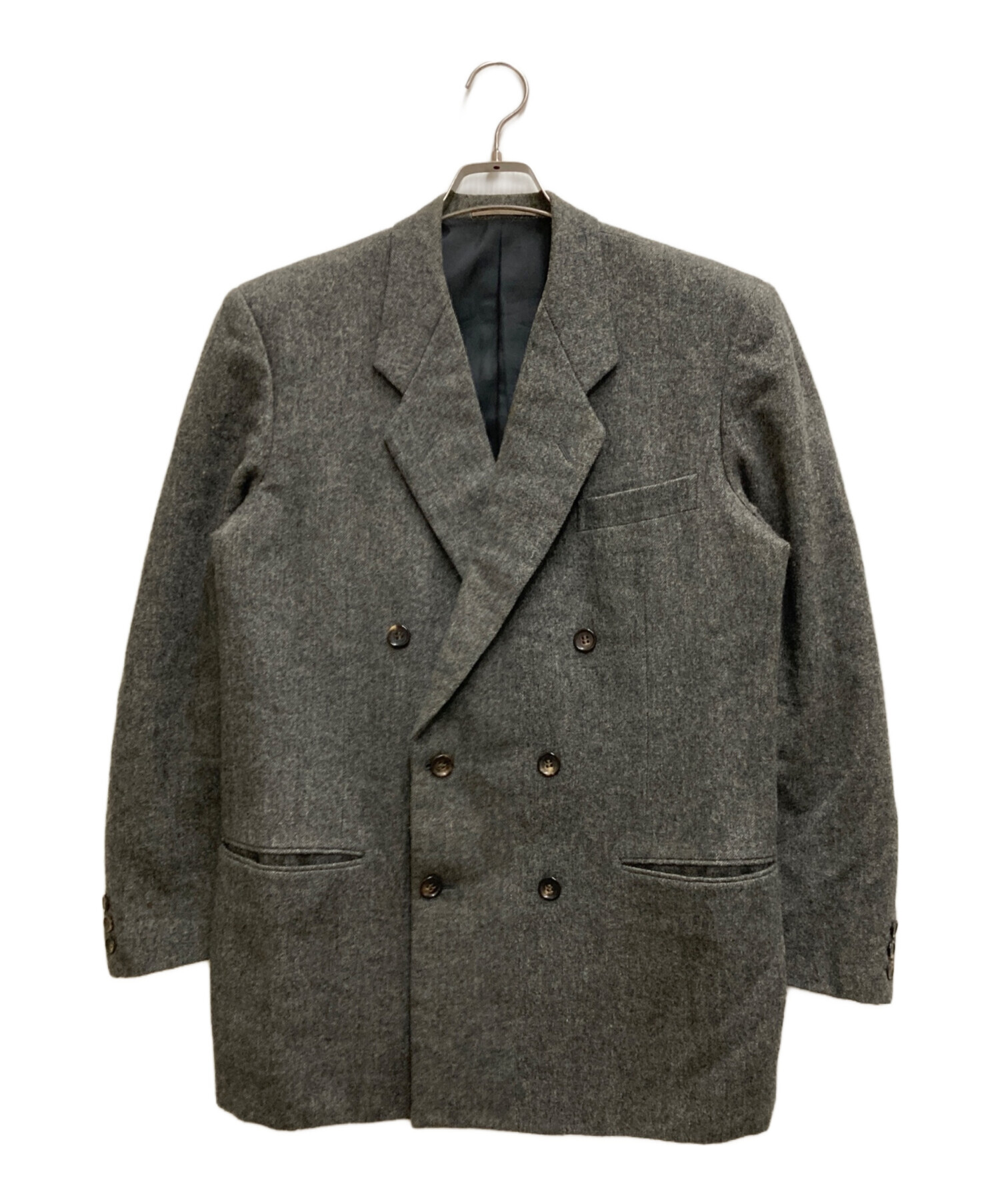 80s COMME des GARCONS HOMME ウール ダブル スーツ 中古・古着通販】COMME des GARCONS HOMME (コムデギャルソン オム
