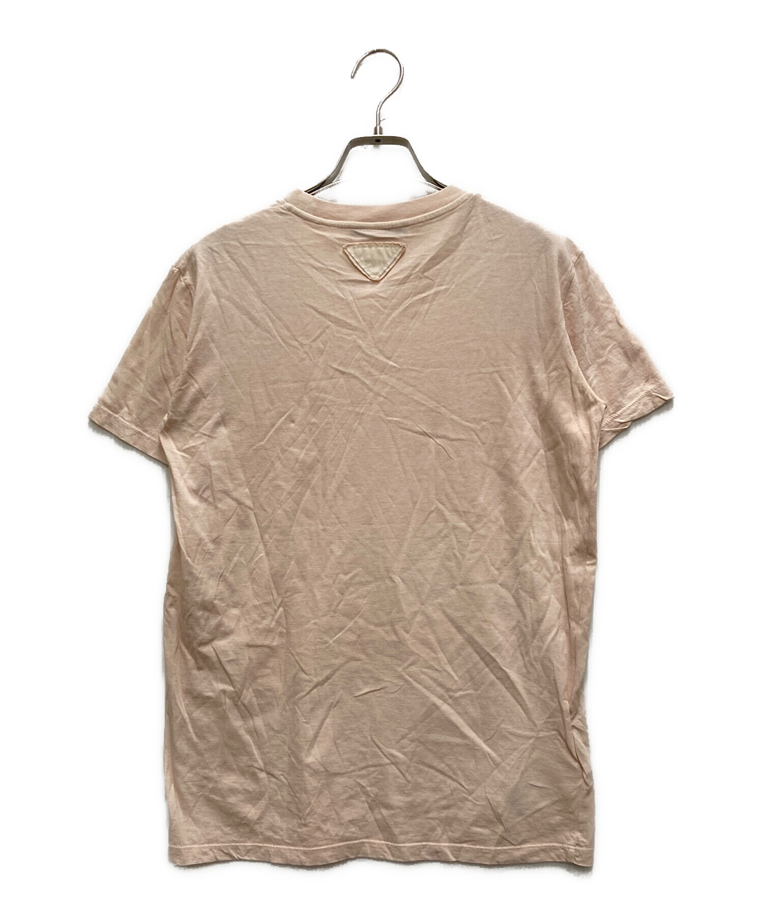 PRADA プラダ Tシャツ・カットソー XS ピンク 【古着】【中古】【送料無料】 PRADA - PRADA プラダ Tシャツ・カットソー S ピンク 【古着】【中古