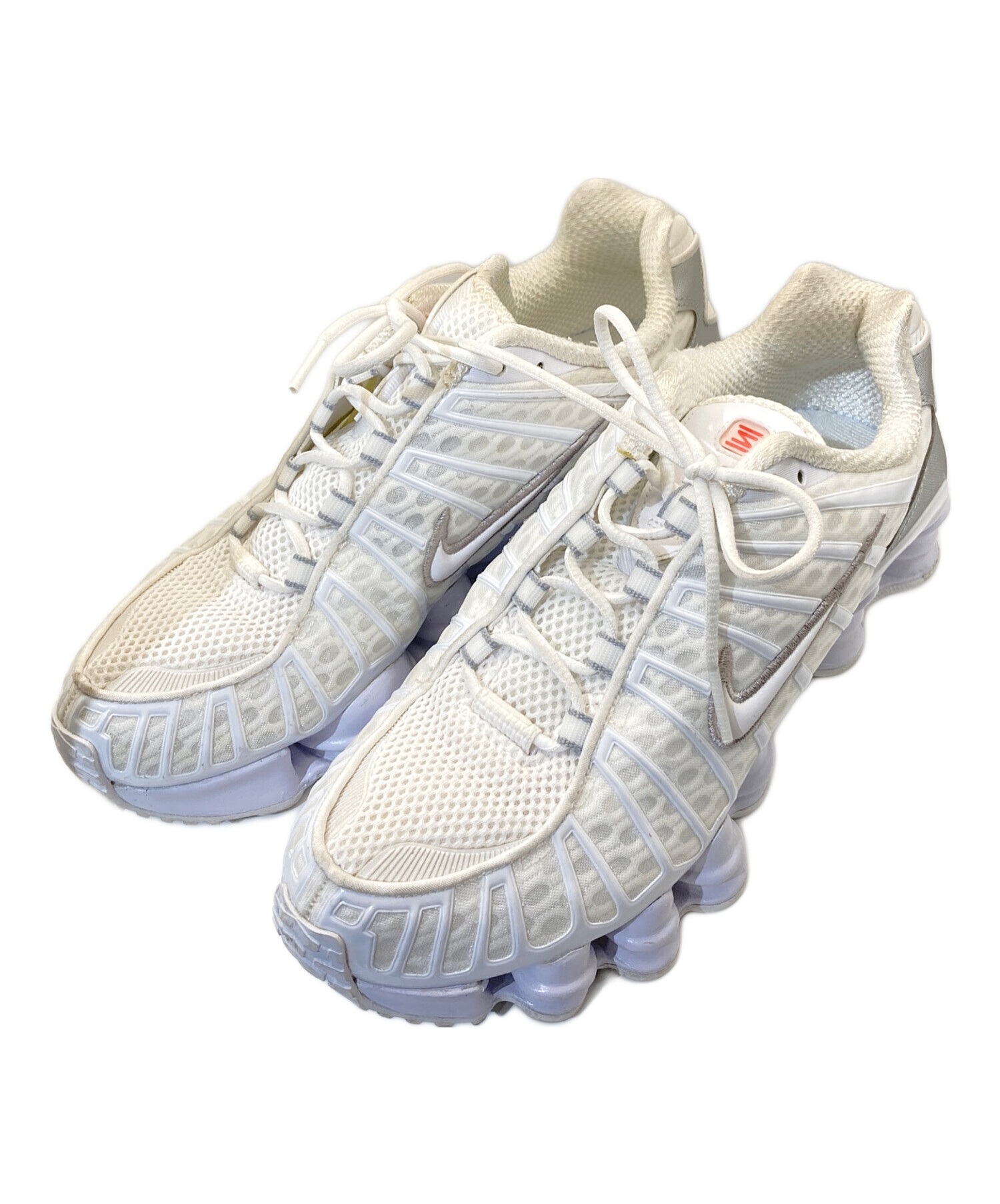 中古・古着通販】NIKE (ナイキ) SHOX TL ホワイト サイズ:25.5cm 