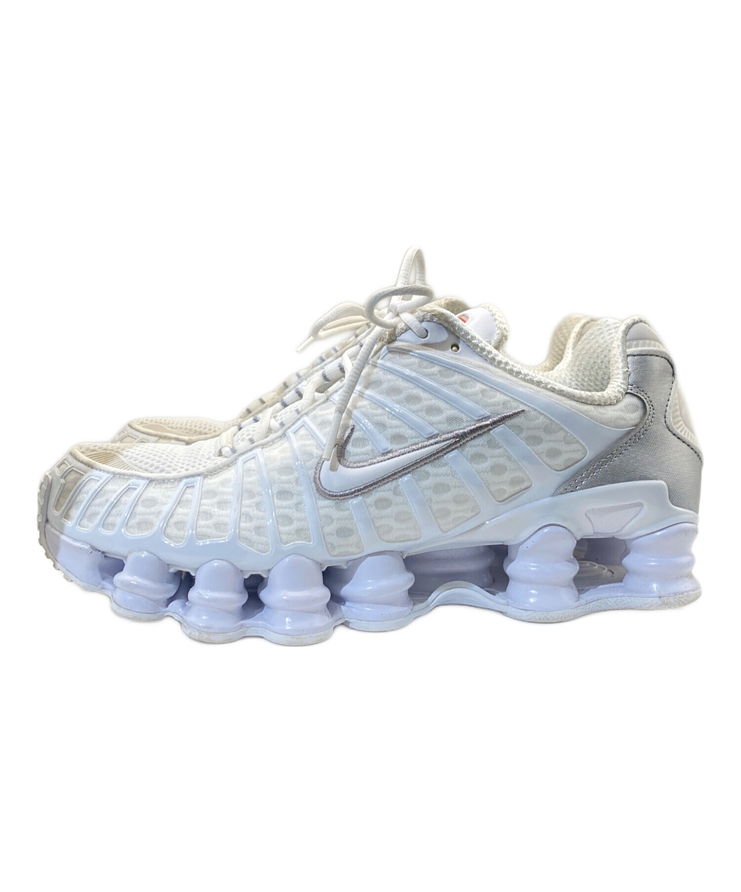 中古・古着通販】NIKE (ナイキ) SHOX TL ホワイト サイズ:25.5cm 