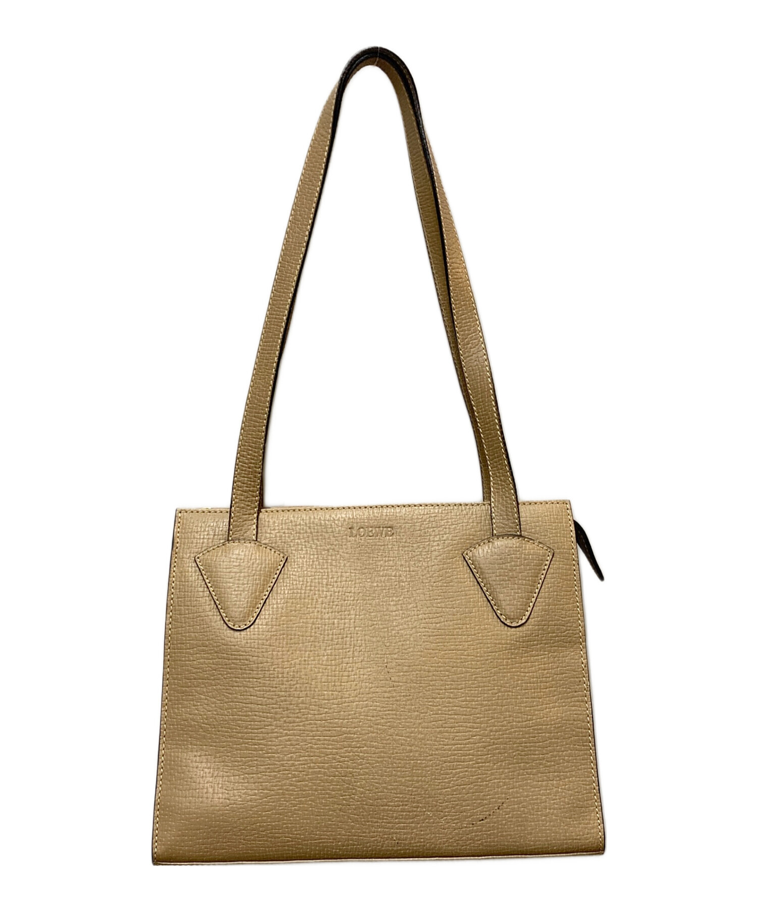 中古・古着通販】LOEWE (ロエベ) ショルダートートバッグ ベージュ 