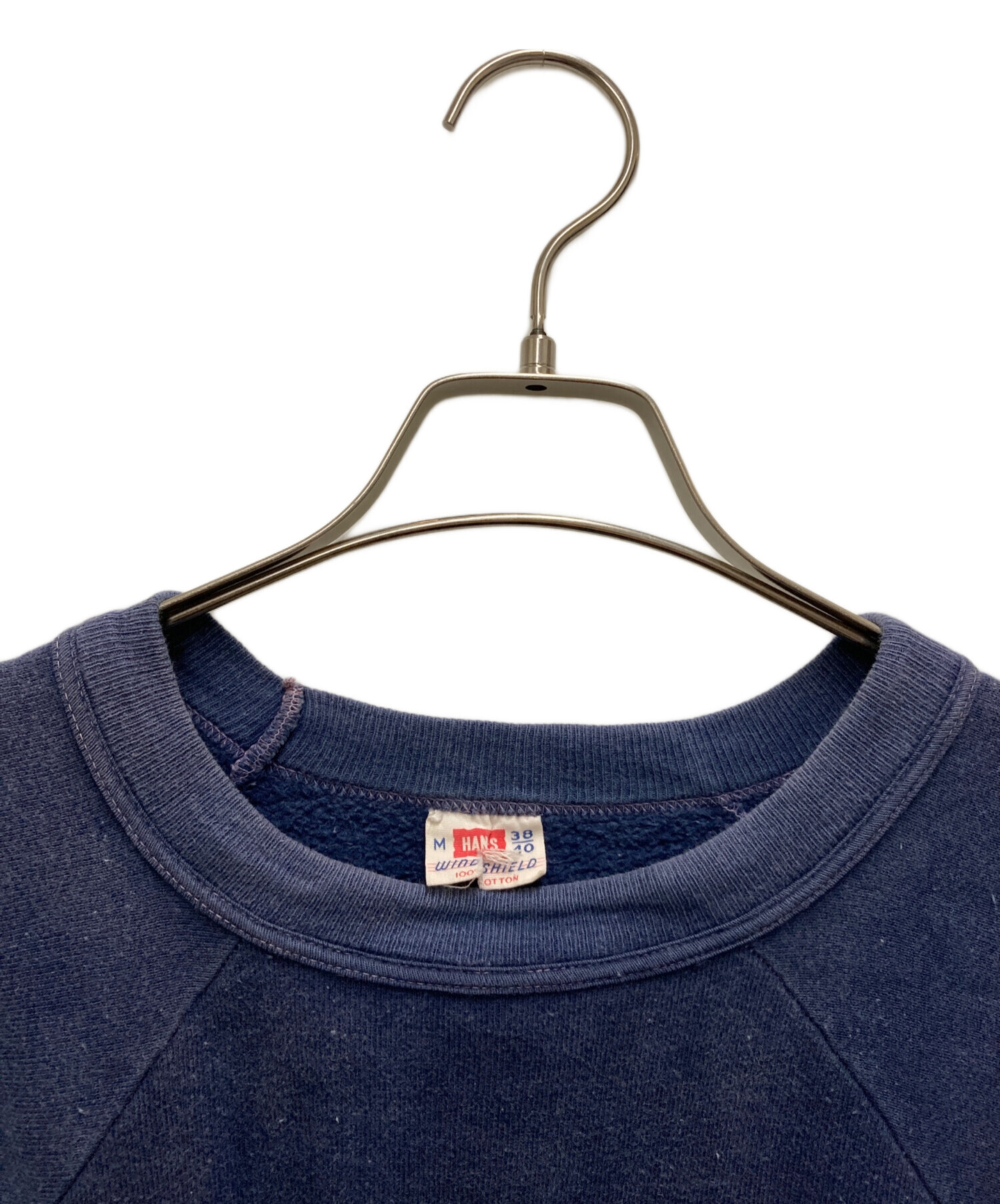 中古・古着通販】Hanes (ヘインズ) 60`Sラグランカレッジスウェット