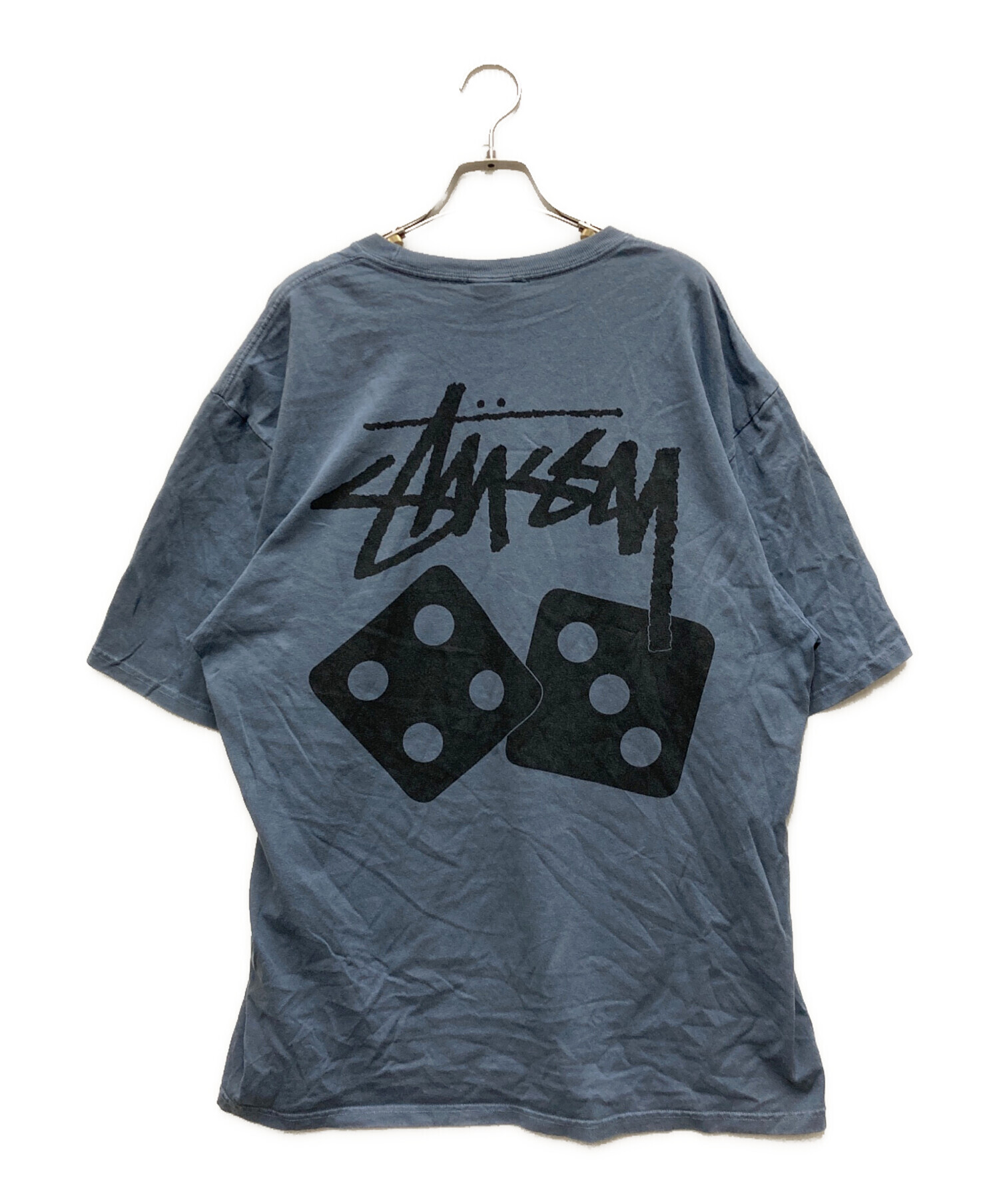 中古・古着通販】stussy (ステューシー) ダイスTEE ネイビー サイズ:L 