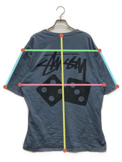 中古・古着通販】stussy (ステューシー) ダイスTEE ネイビー サイズ:L