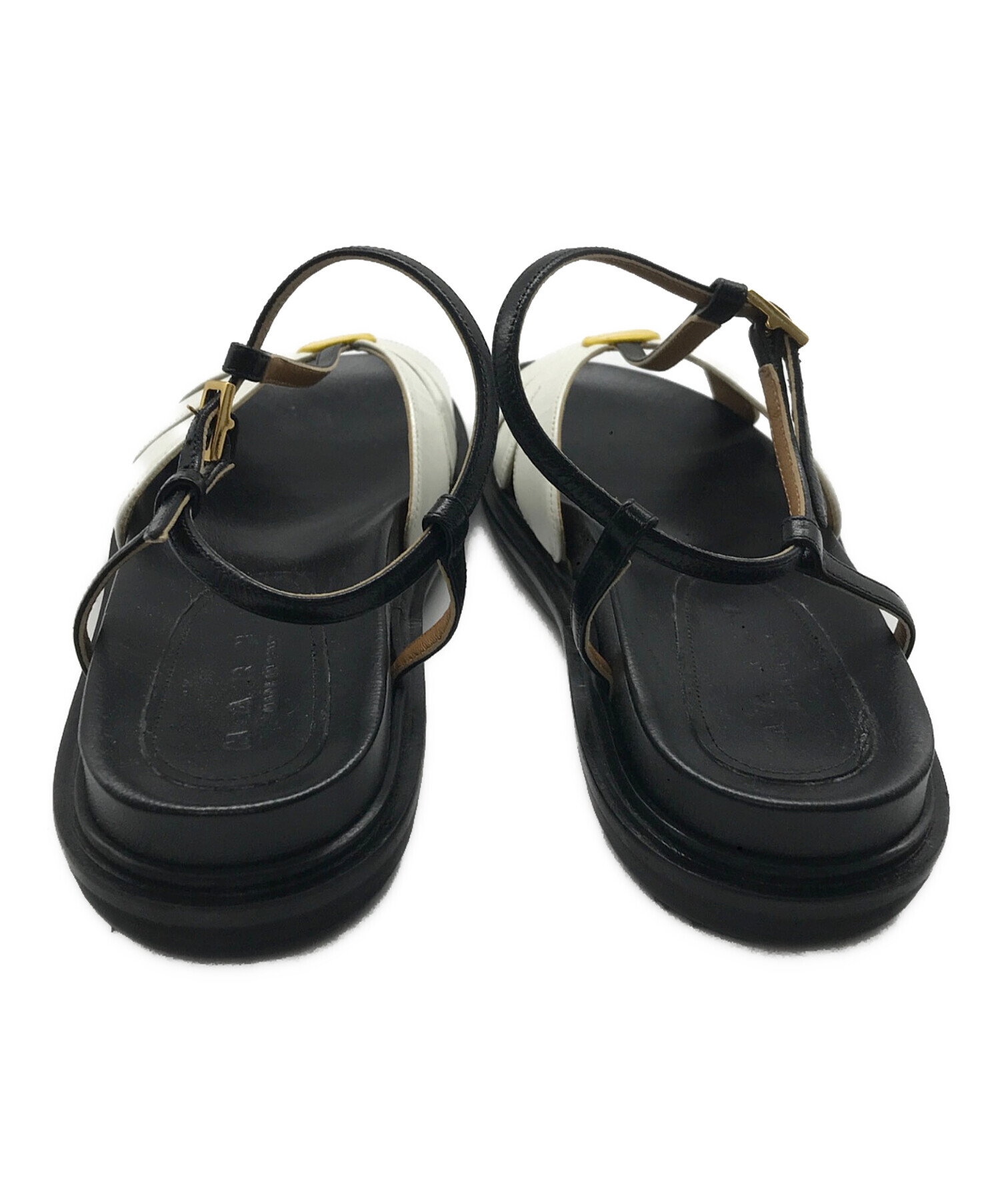 中古・古着通販】MARNI (マルニ) フラワーサンダル ブラック サイズ:35