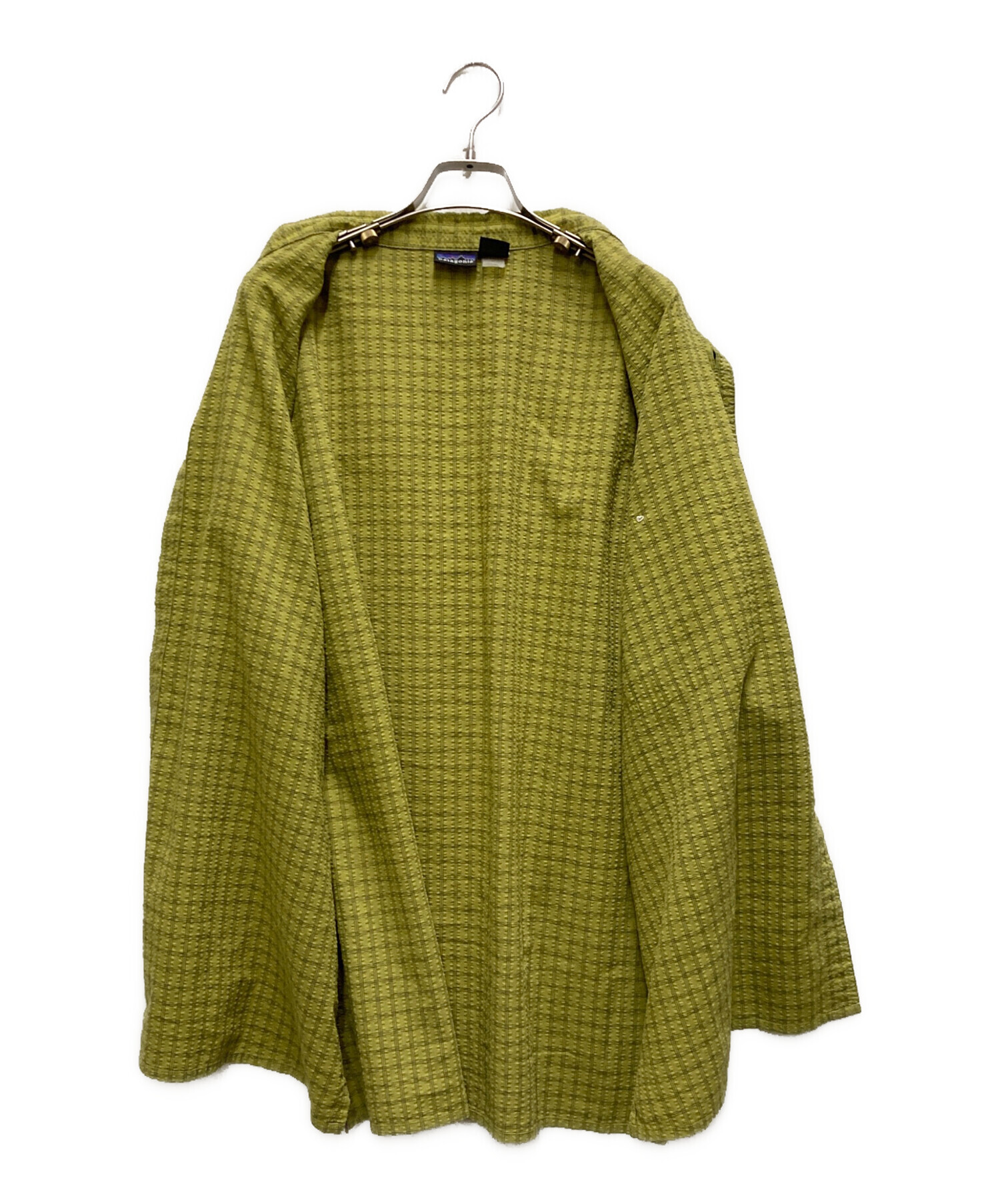 90s patagonia パタゴニア オーガニックコットン シアサッカーシャツ 中古・古着通販】Patagonia (パタゴニア) 90~00'S シアサッカーシャツ