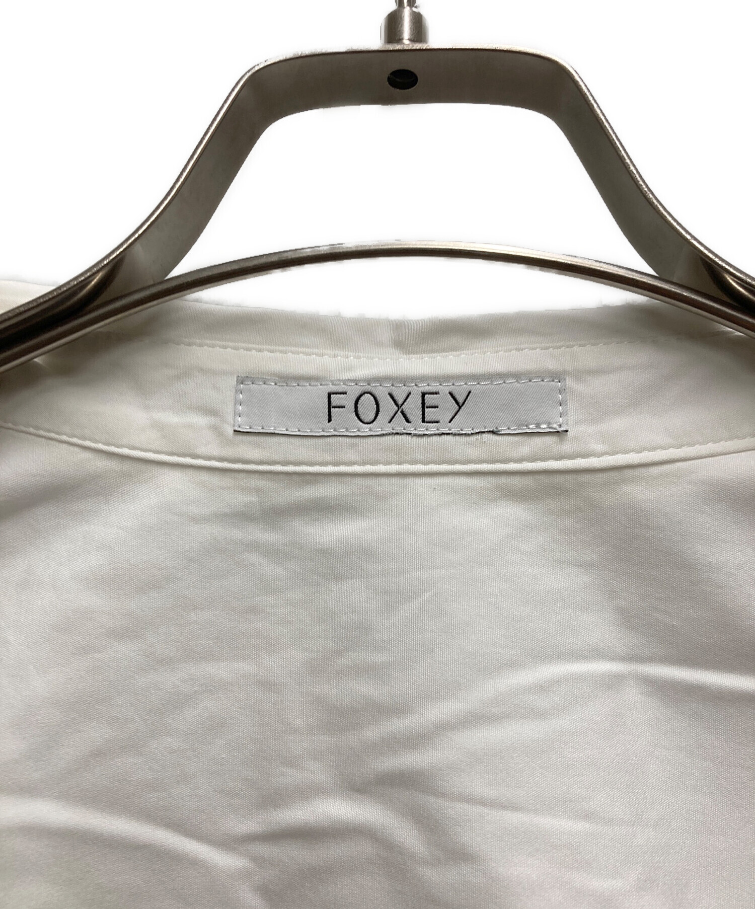 中古・古着通販】FOXEY (フォクシー) Blouse Manon ホワイト サイズ:38 