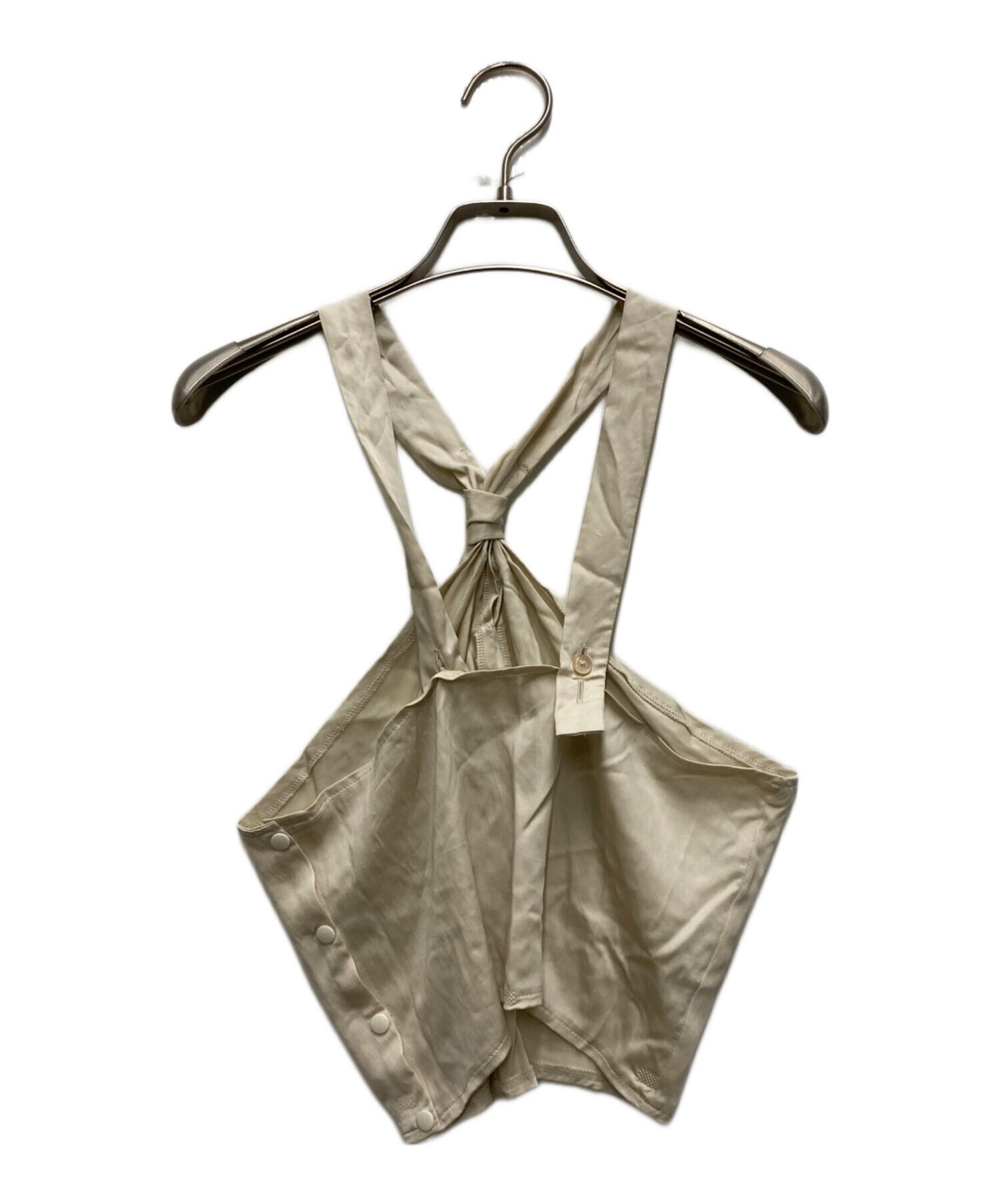 トップス zoe tie tops 中古・古着通販】zoe (ゾーイ) tie tops ホワイト サイズ:S｜ブランド