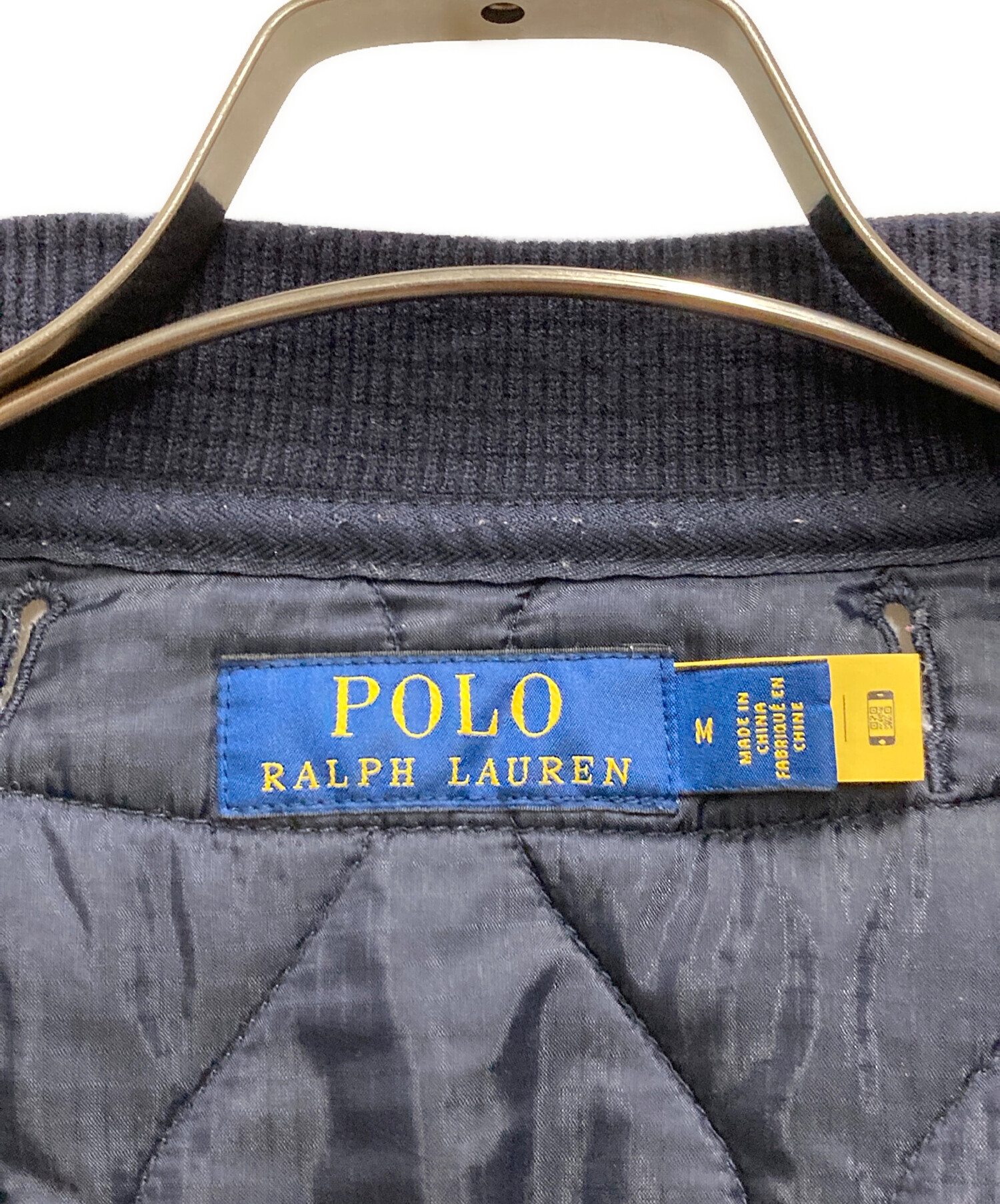 【未使用】ポロラルフローレン　ナイロンキルティングジャケット　ネイビー　150 中古・古着通販】POLO RALPH LAUREN (ポロ・ラルフローレン) ライナー