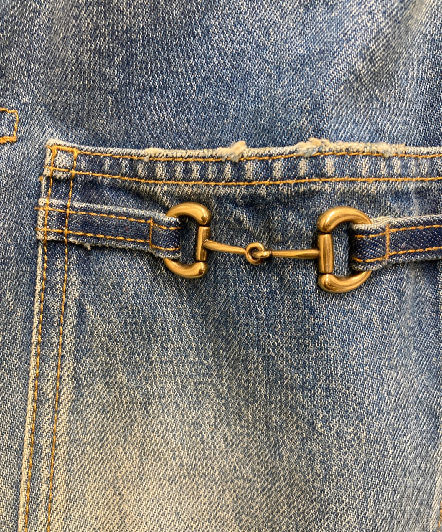 中古・古着通販】GUCCI (グッチ) ホースビットポケットデニム